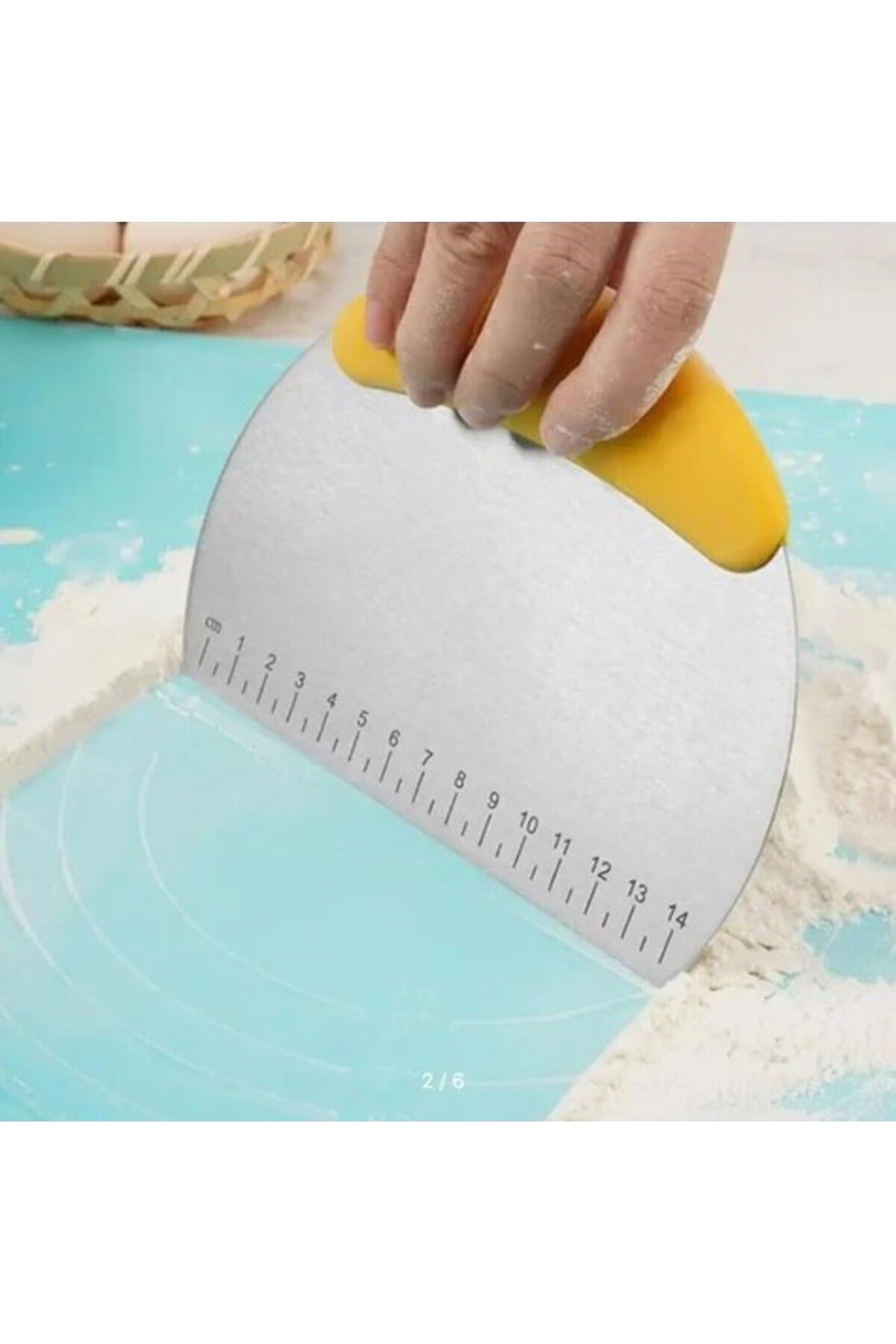 RiverWorld River World Hamur Şekillendirme ve Kesme Spatulası Paslanmaz Çelik