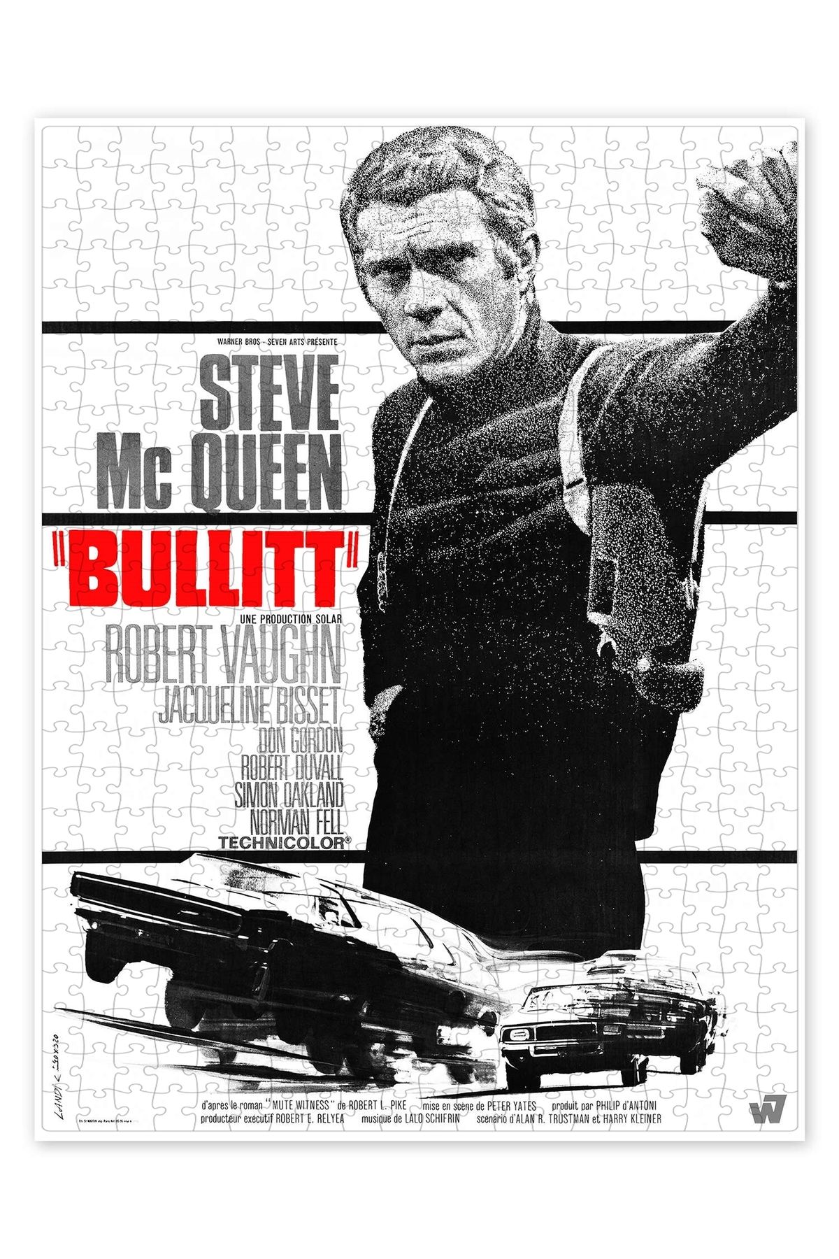 Jeronkarji Bullitt 500 Parça Puzzle Yapboz Klasik Film Temalı