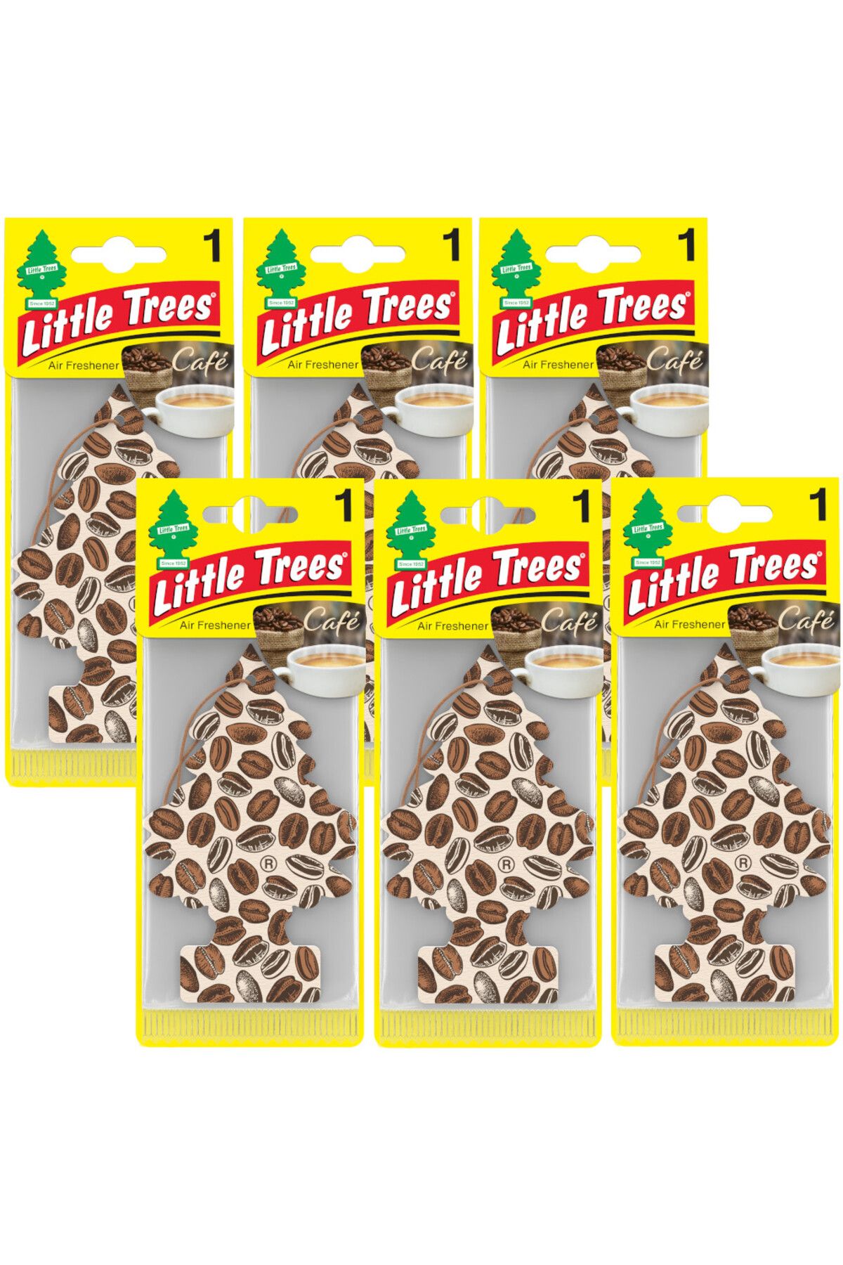 Car Freshner Asma Koku 6'lı Kahve