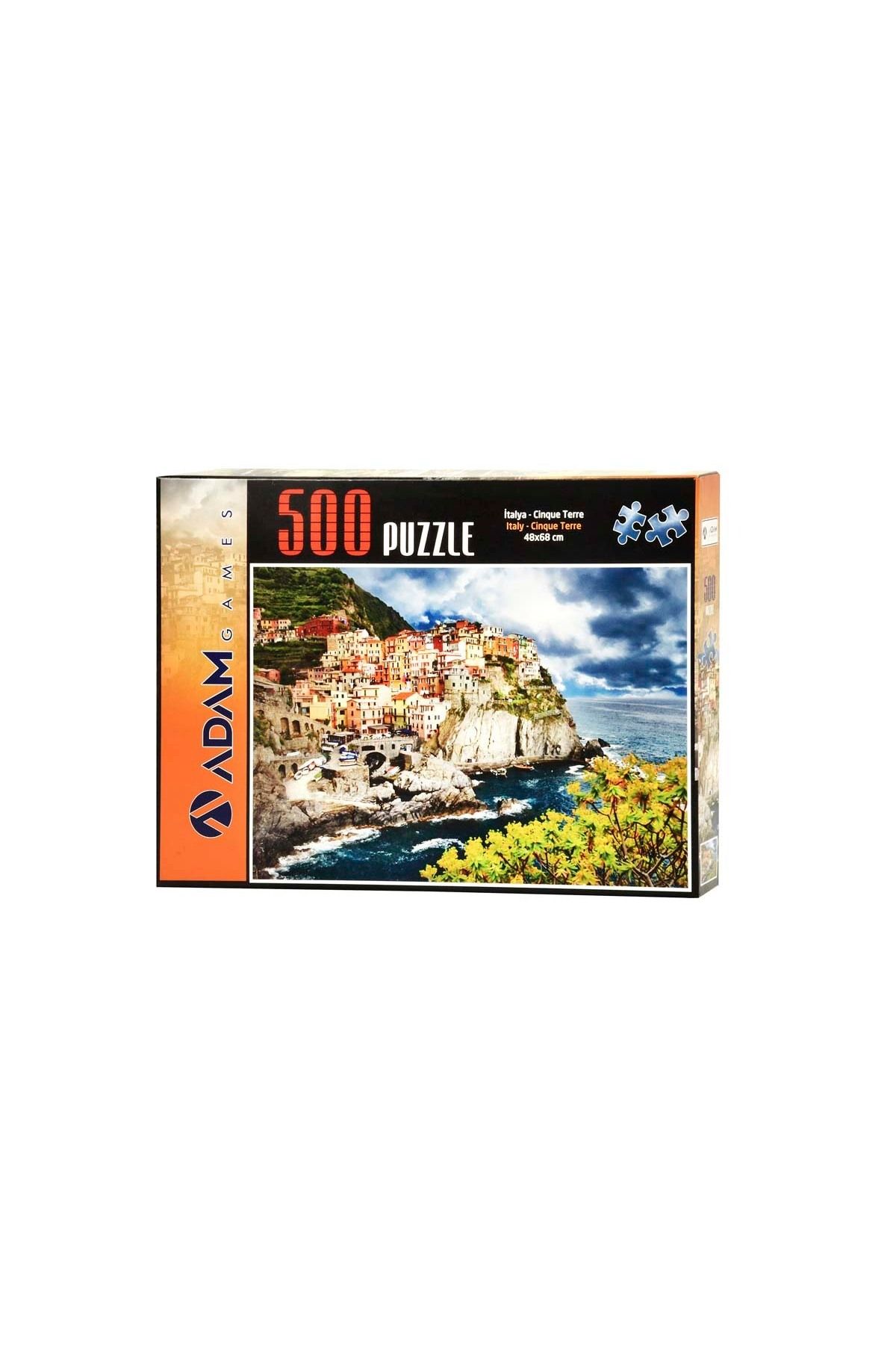 EDKZEKA İtalya Cınque Terre 500 Parça Puzzle