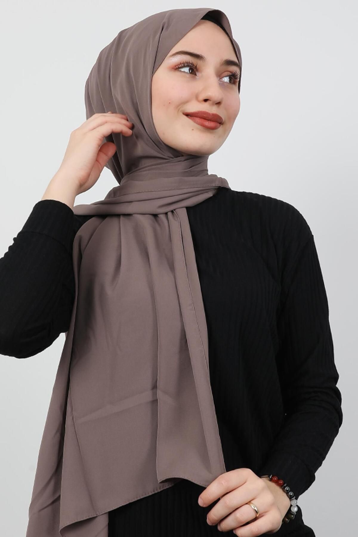 giz astore Medine İpeği Şal Vizon