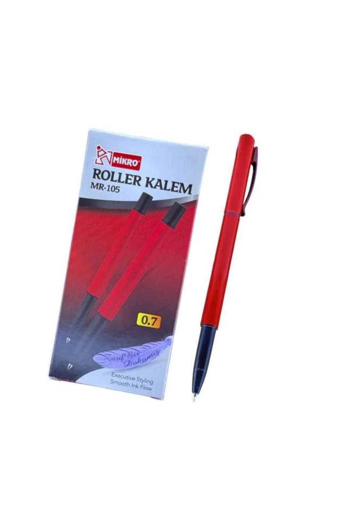Mikro Mr-105 Roller Kalem Kirmizi 0.7Mm - 12 Adet