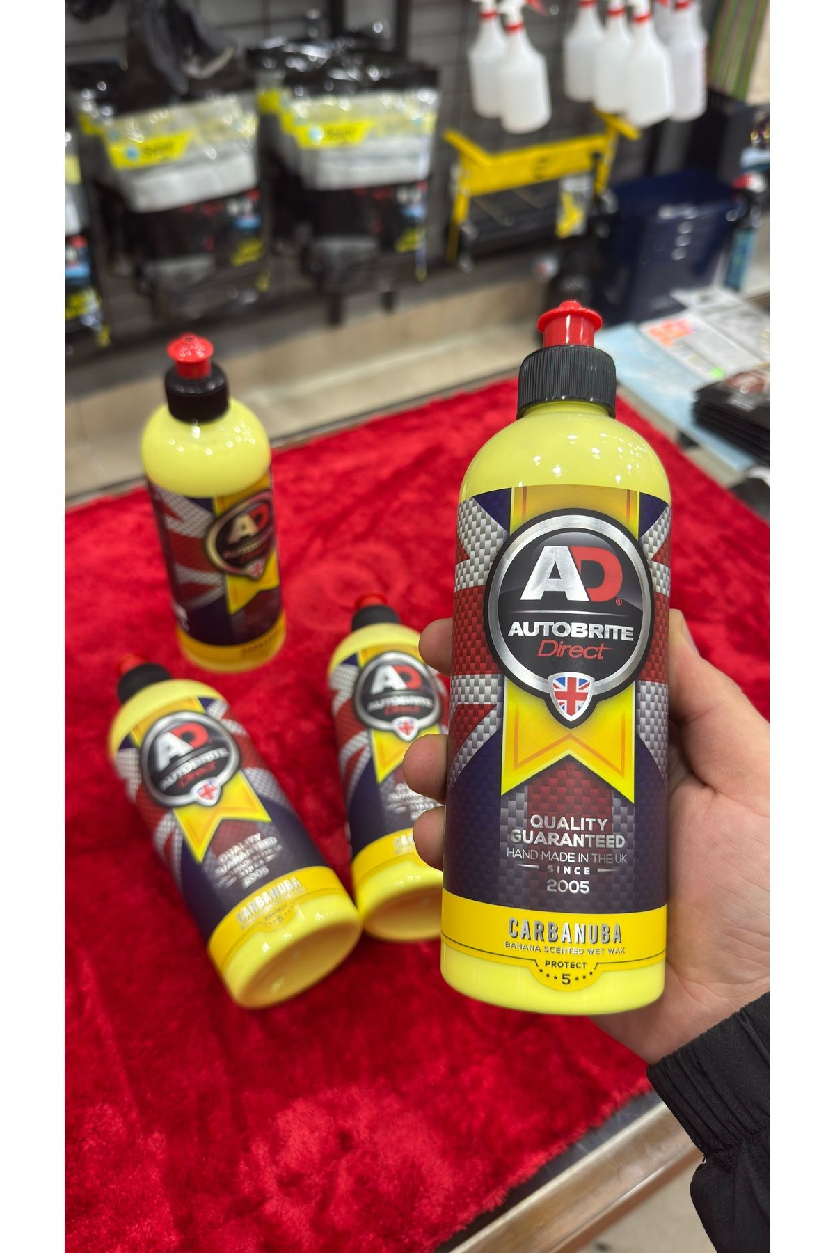 Korkmaz Oto Market & Aksesuar Auto Brite Carnauba Banana Muz Kokulu Boya Koruyucu Cila 500ml