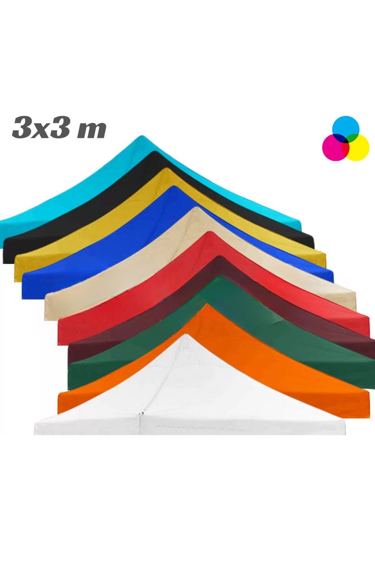 Reyo 3×3 Bagaj Boy Premium Mavi Katlanır Çardak (115cm)