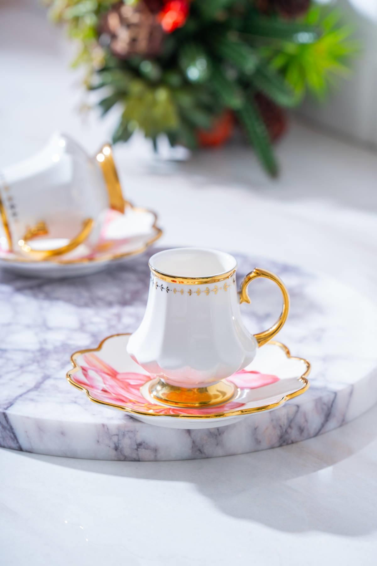 ACAR Sofıya Dua 2 Kişilik Kahve Fincanı Takımı - 90 ml
