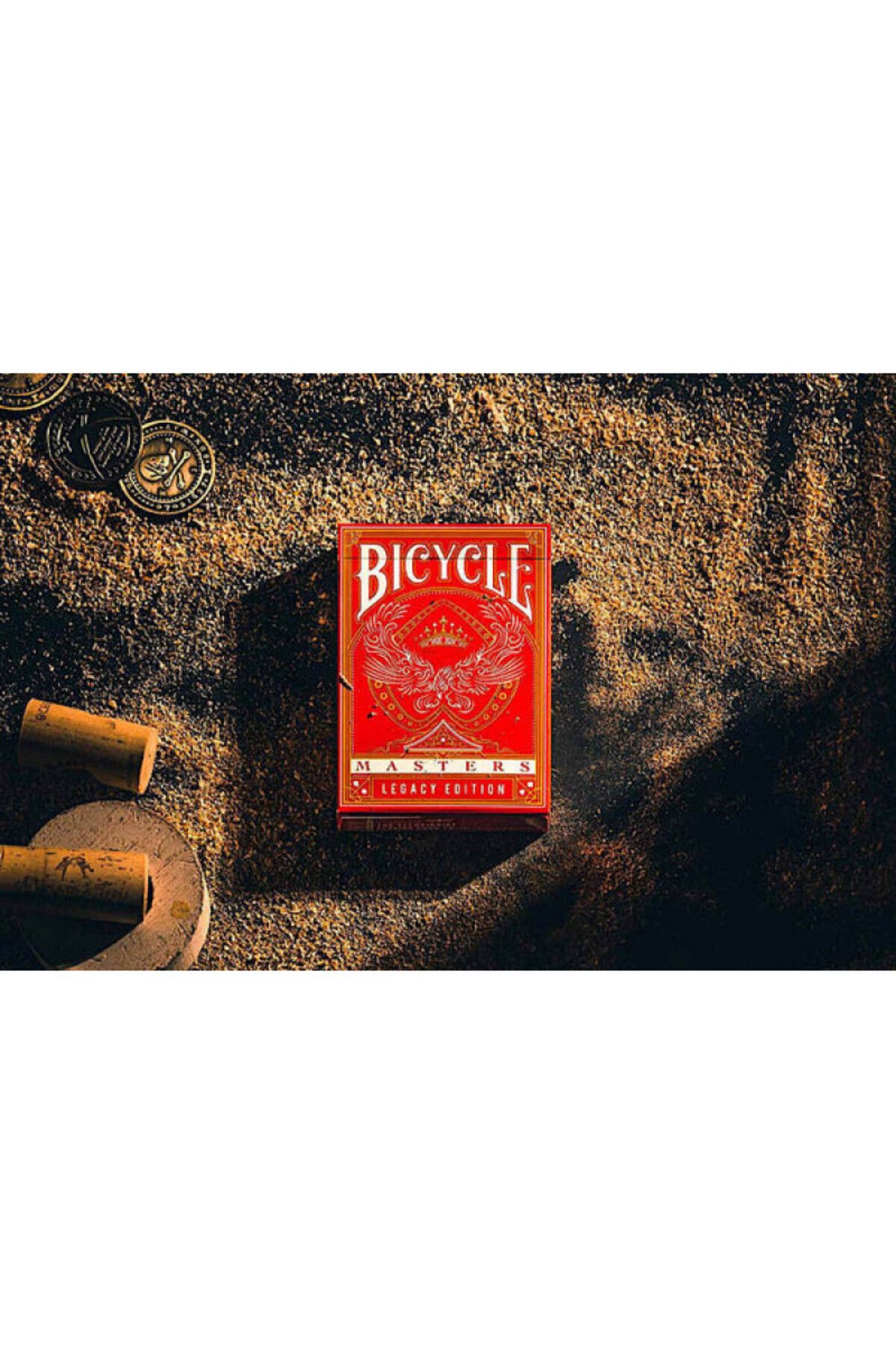 Bicycle-®   Masters Legacy Edition Red - لعبة ورق حمراء قابلة للتجميع 7