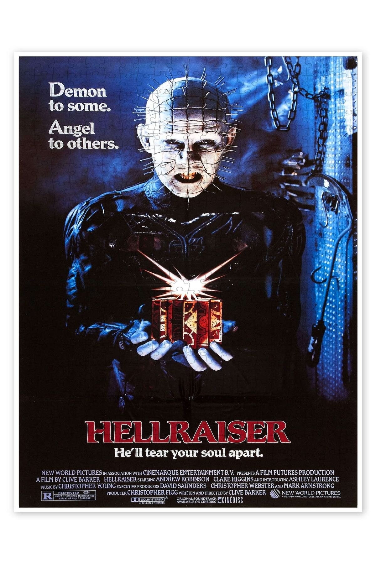 Jeronkarji Hellraiser 500 Parça Puzzle Yapboz Klasik Film Temalı
