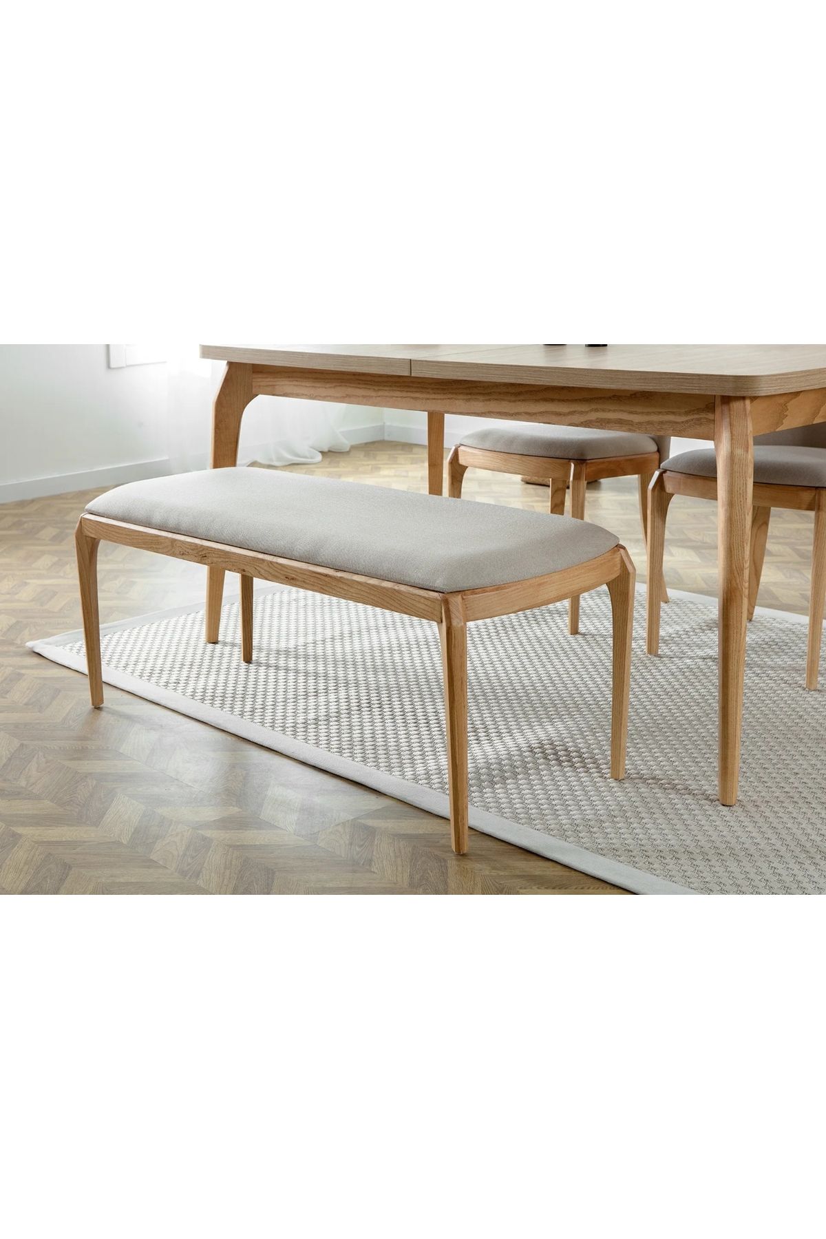 Vivense VALENS BENCH, 100 CM, KUMAŞ DEĞİŞİMLİ