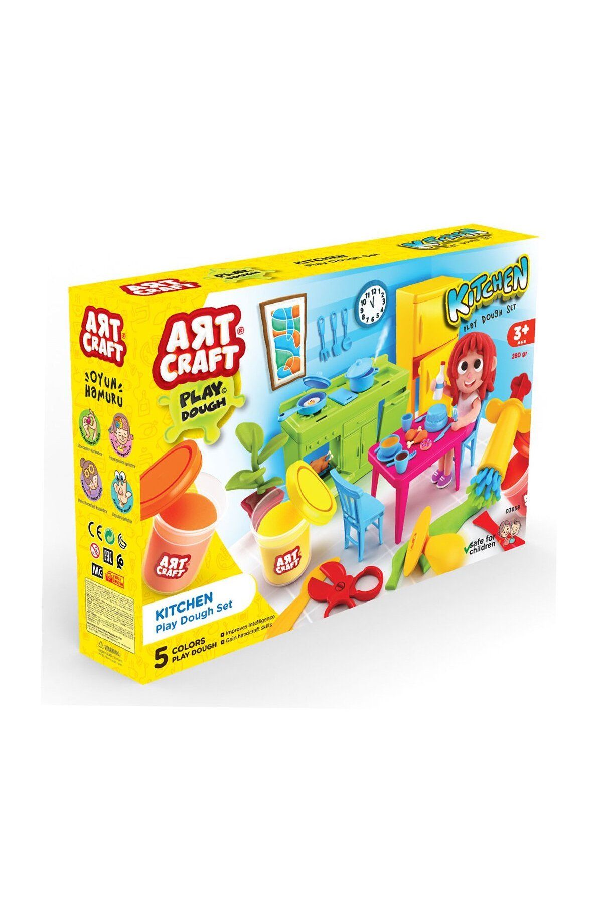 FEN 03658 MUFTAK OYUN HAMUR SETİ 280GR