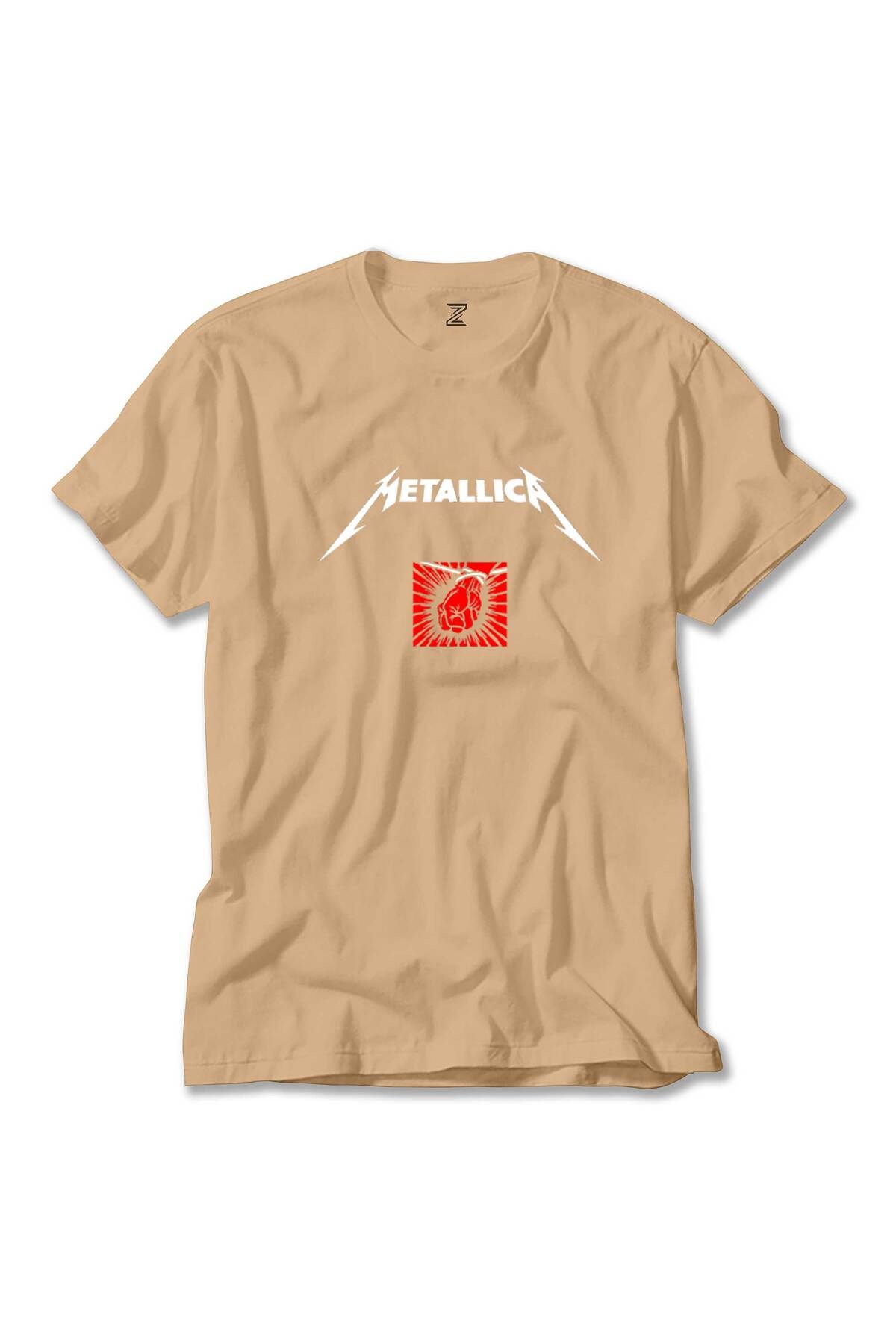 Z zepplin Metallica St. Anger Krem Tişört