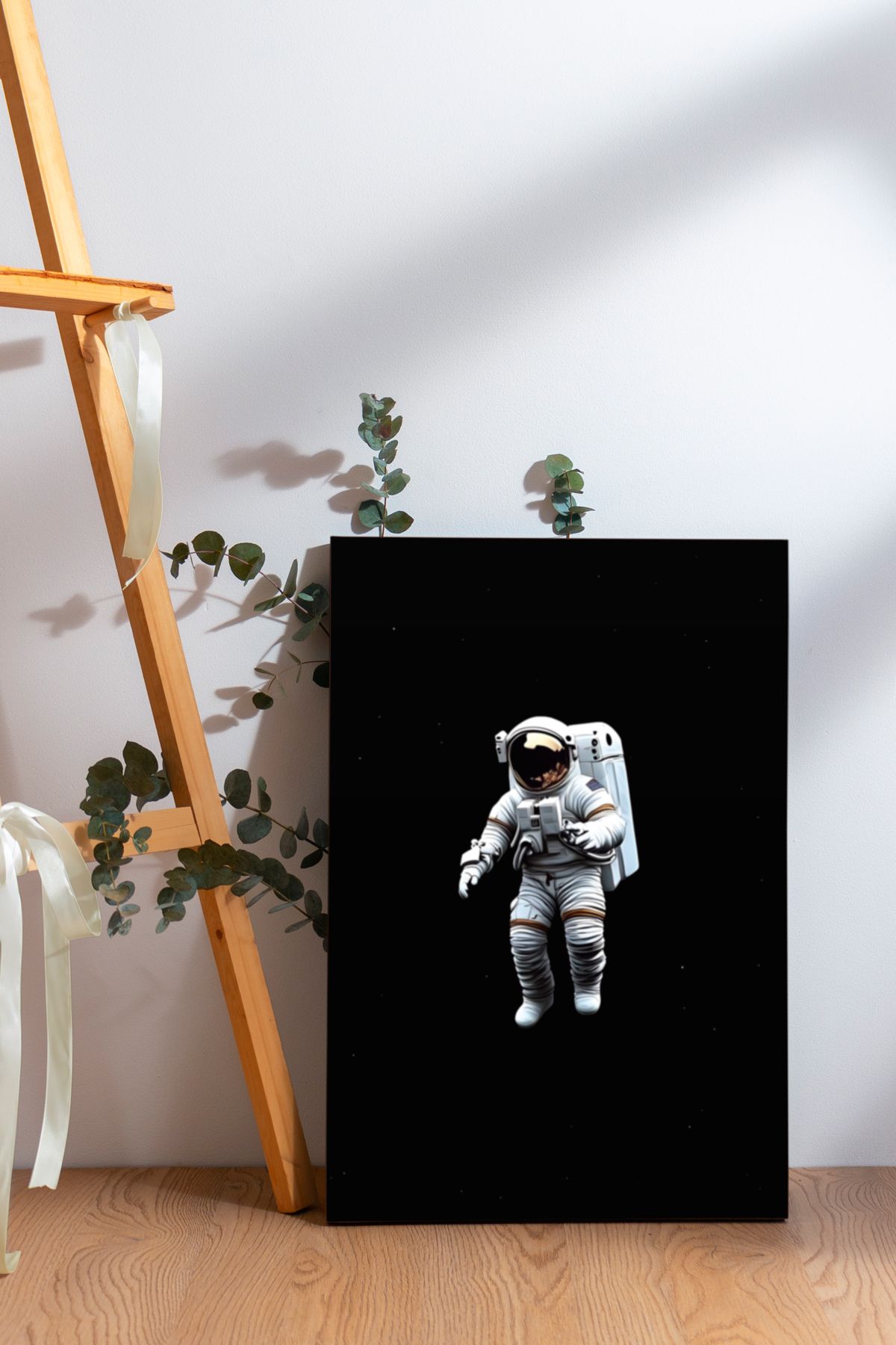 SELMIRA Uzay Boşluğunda Astronot Kanvas Tablo