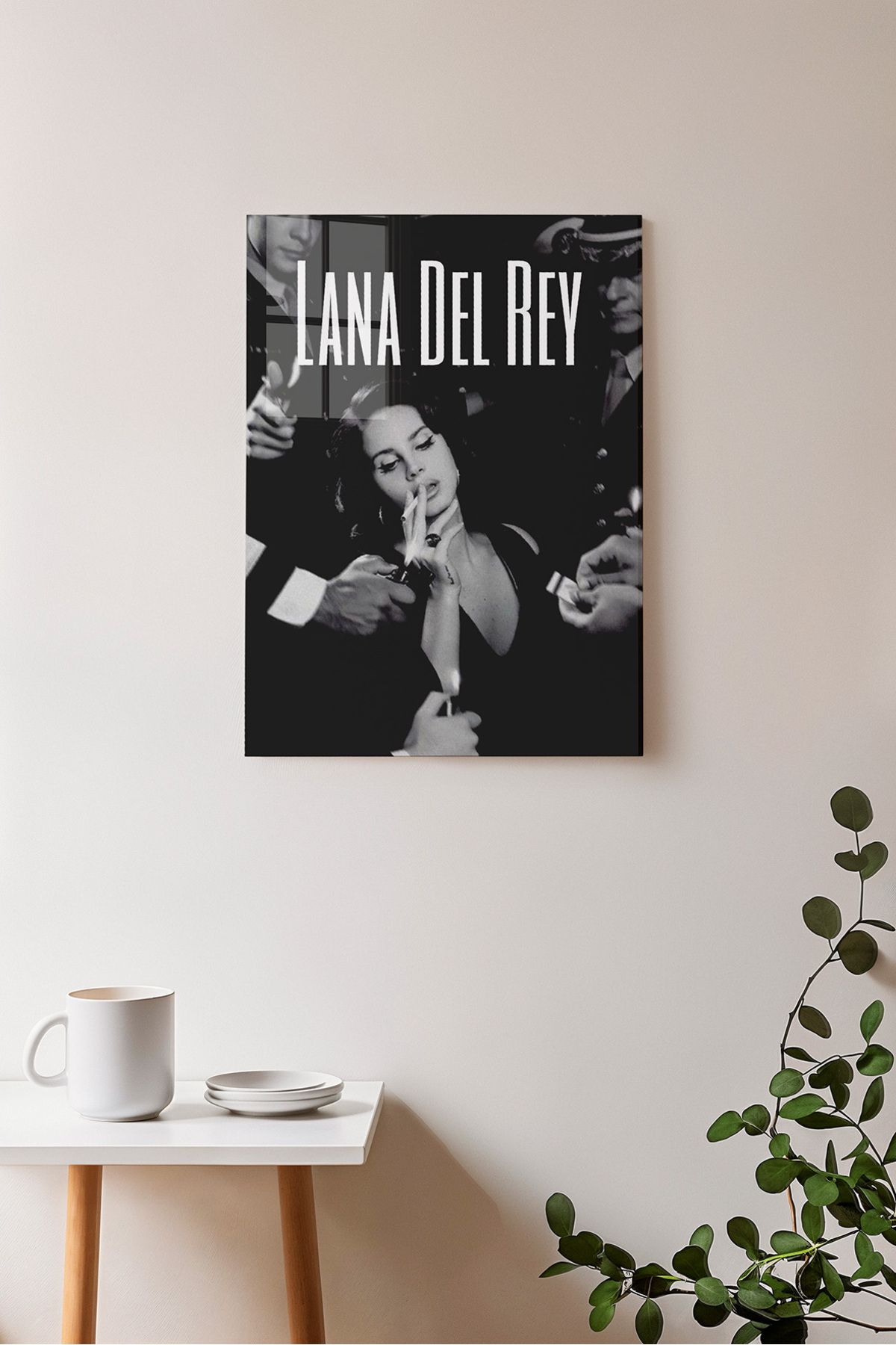 Ayabak Metal Poster Lana Del Rey - Dekoratif Metal Poster - Hediyelik Çerçevesiz Tablo