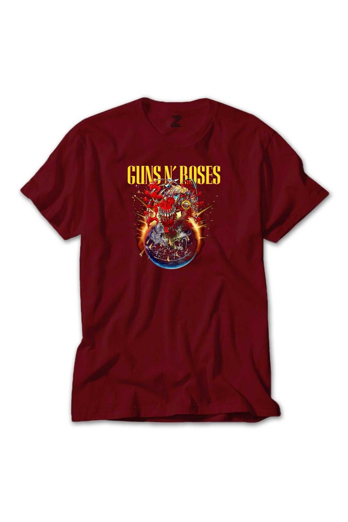 Z zepplin Guns N Roses 2025 Tour Kırmızı Tişört