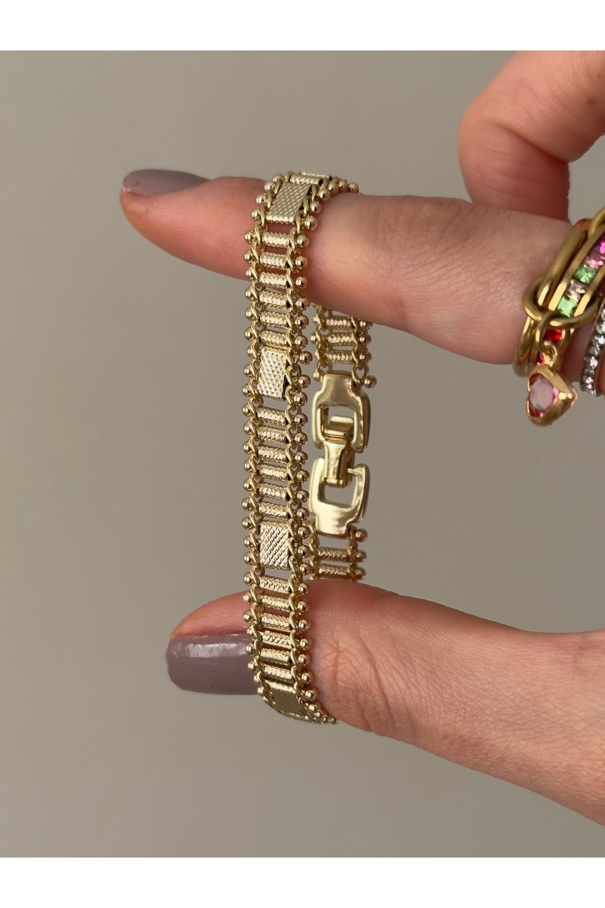 Opia JEWELRY - VIP x XP Raylı Model Çelik Bileklik