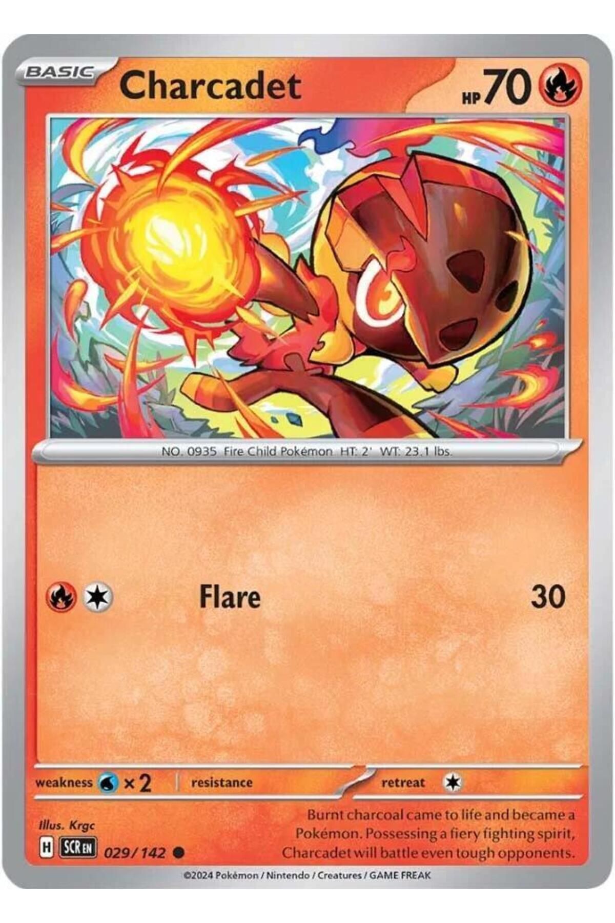 Pokemon TCG Charcadet - SV07: Stellar Crown (SV07) Orijinal Pokemon Kartı