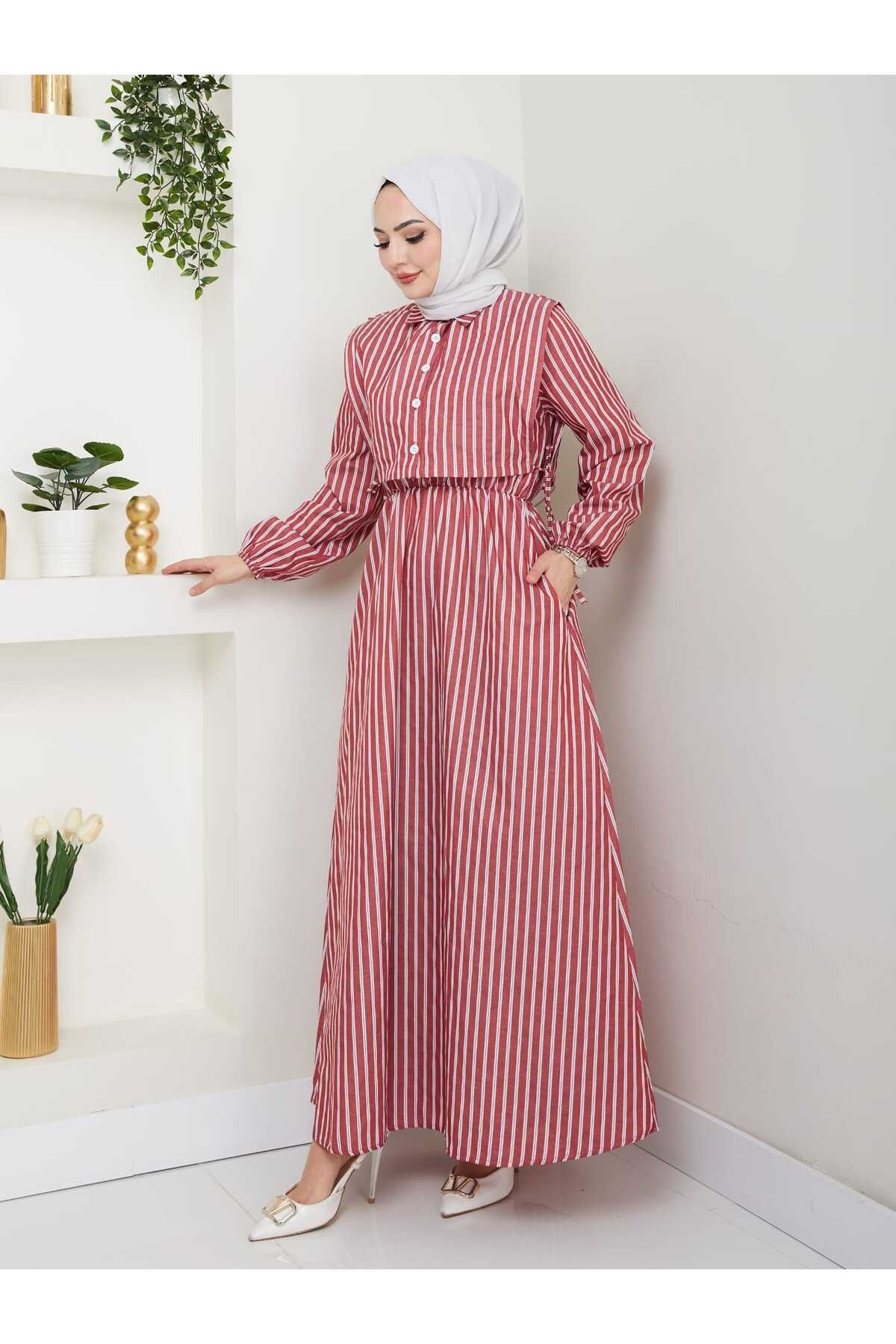 Moda Krash ÇİZGİLLİ GÖMLEKLİ TAKIM ELBİSE