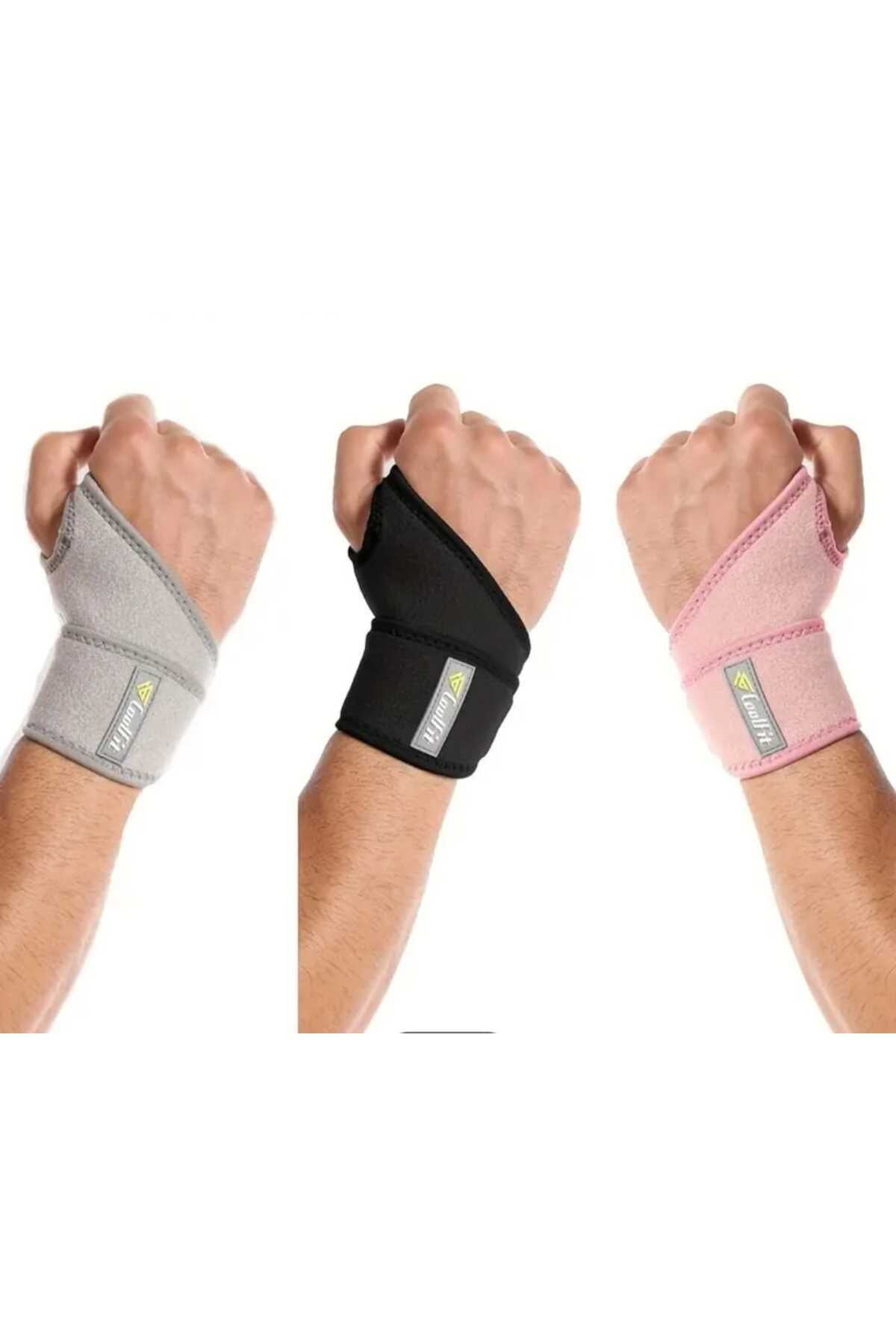 Flexiva Neopren Dura-strong Ayarlanabilir Parmaklı Profesyonel El Bilekliği