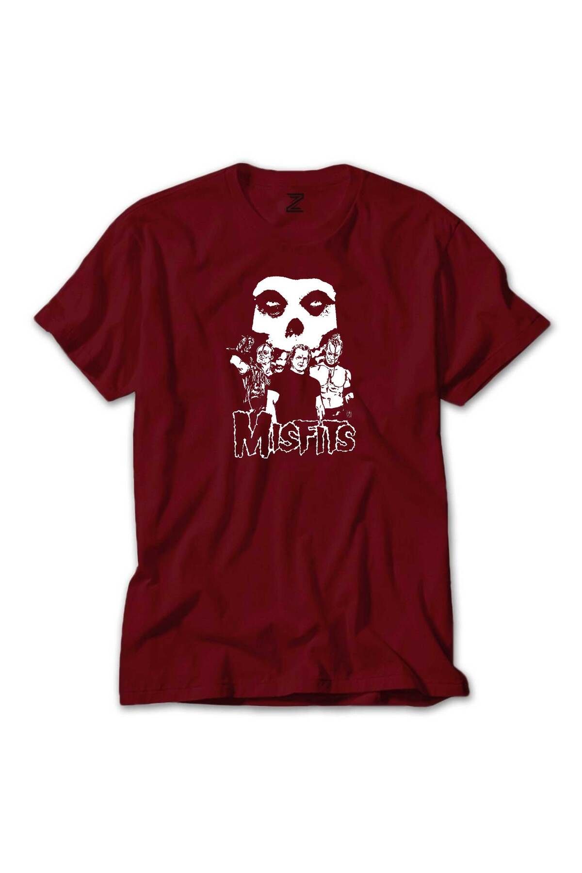 Z zepplin Misfits Grup Logo Kırmızı Tişört