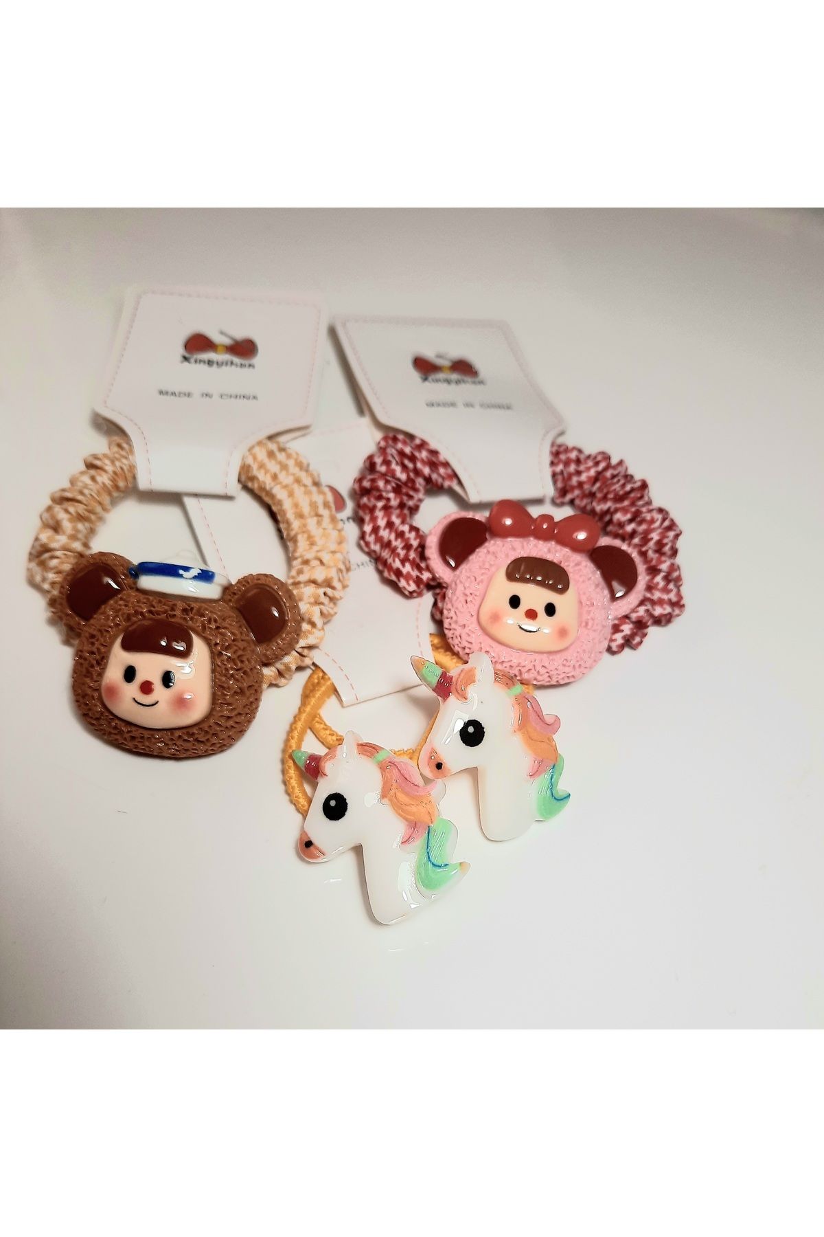 Helys Accessories Ayıcık ,Unicorn Figürlü Toka