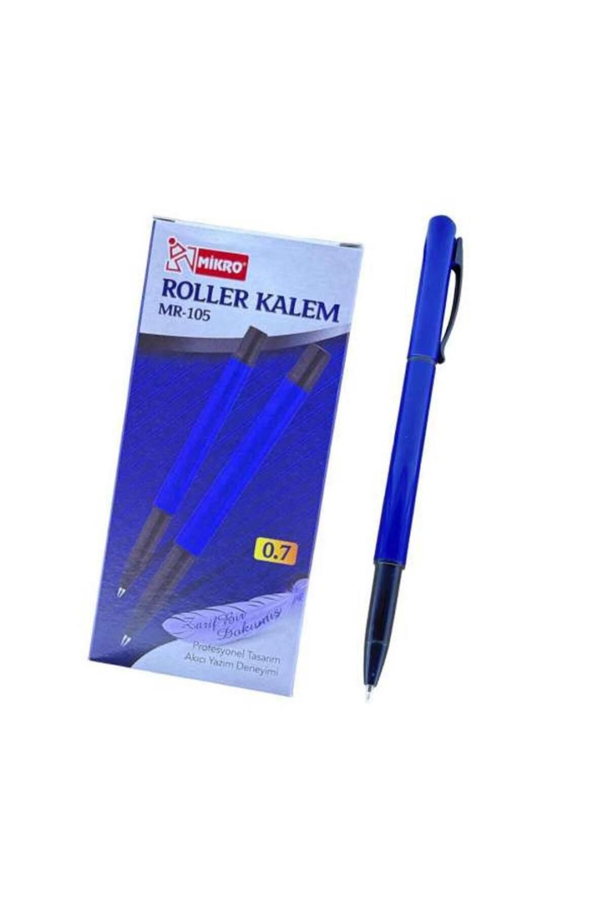 Mikro Mr-105 Roller Kalem Mavi 0.7 Mm - 12 Adet