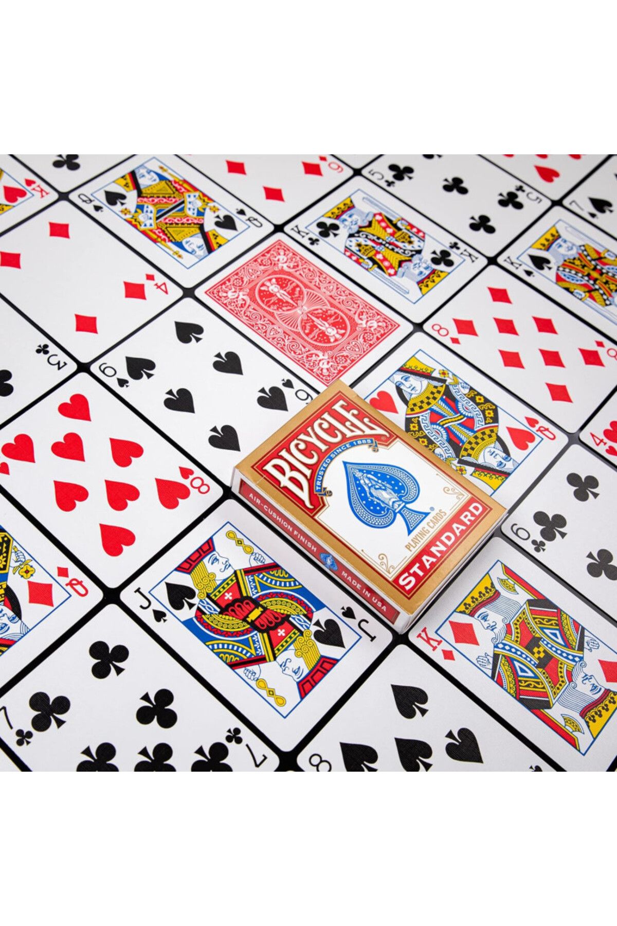 Bicycle-®   Standard Game Playing Card - Red 4