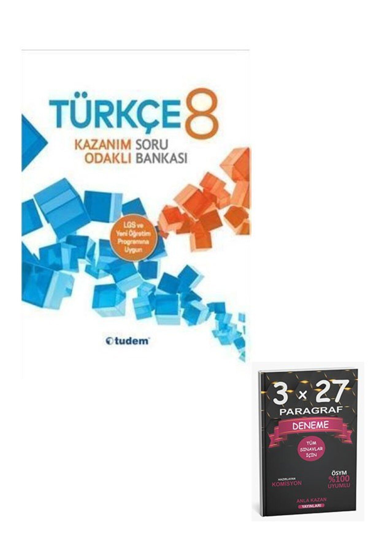 Anla Kazan Yayınları Tudem Yayınları 8. Sınıf Türkçe Kazanım Odaklı Soru Bankası