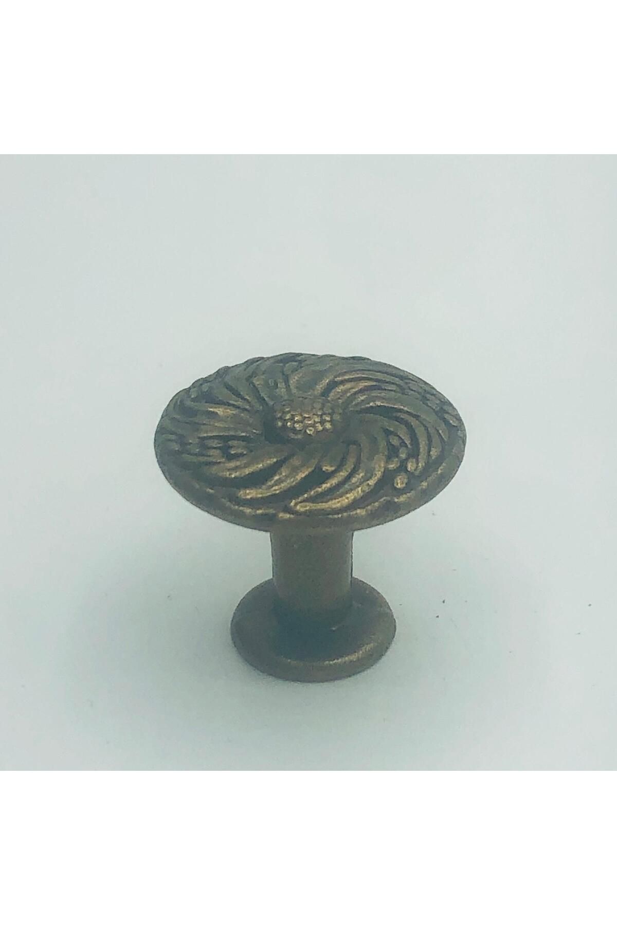 YAREN METAL MOBİLYA AKSESUARLARI 25mm DESENLİ DÜGME-6 ANTİK