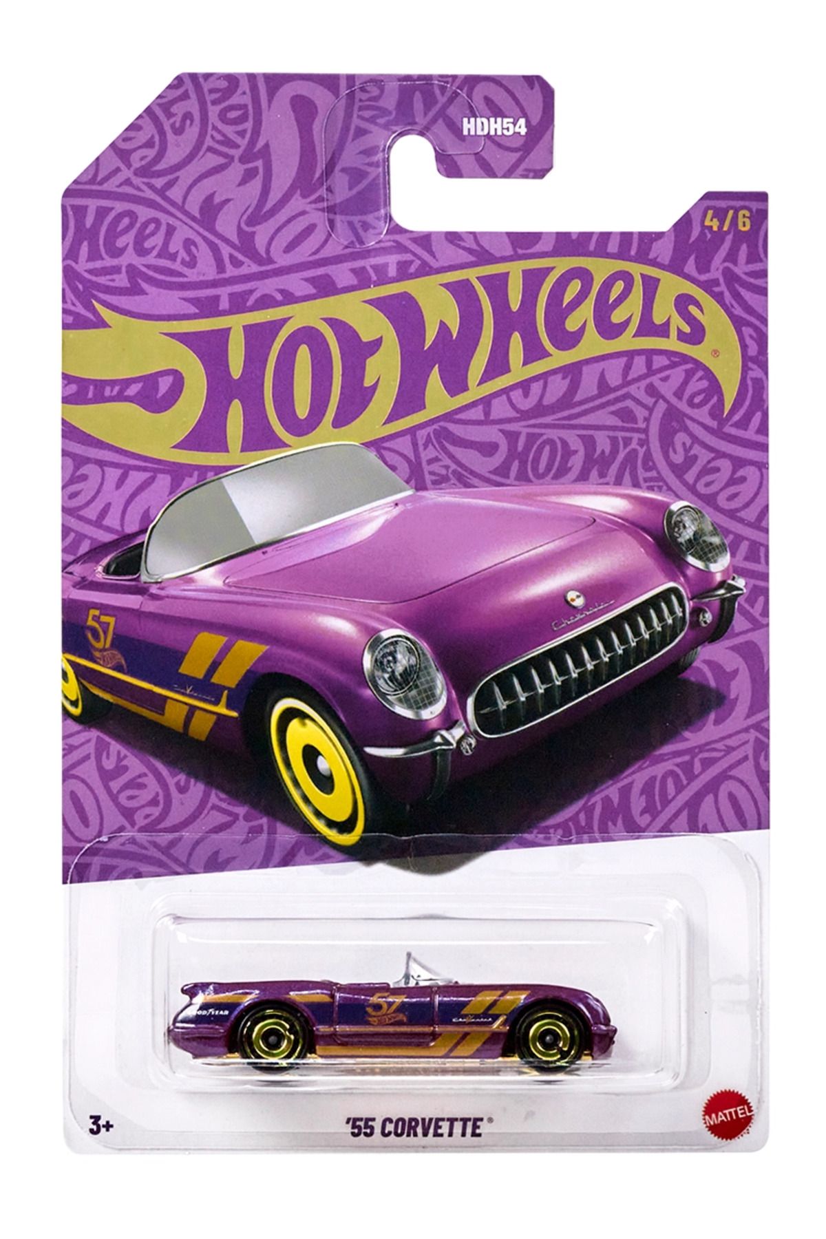 HOT WHEELS '55 CORVETTE UZUN KART MODEL ARABA KOLEKSİYON