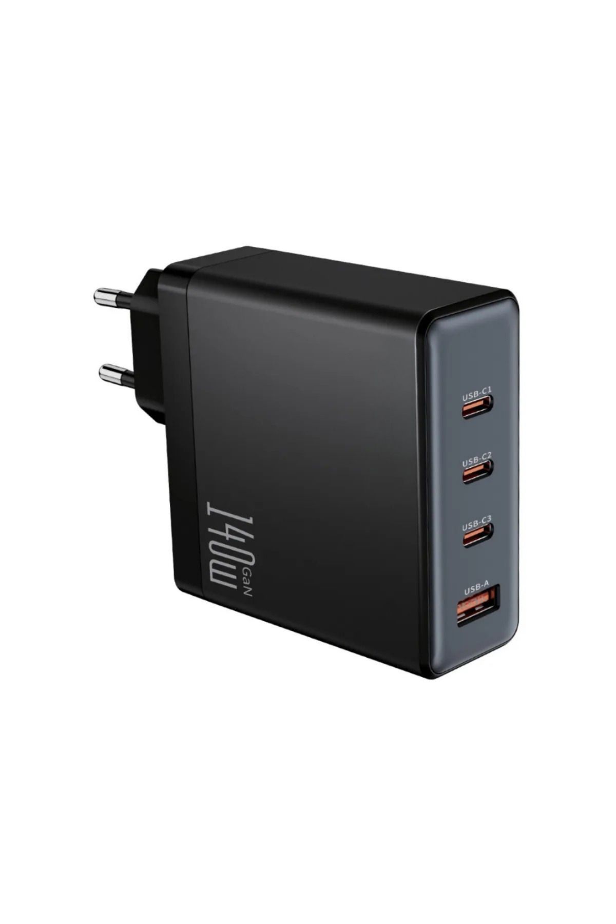 XİRA 140W Şarj Adaptör Telefon Macbook Laptop Destekli 3 Type-C + 1 USB 140W GaN Turbo Hızlı Şarj