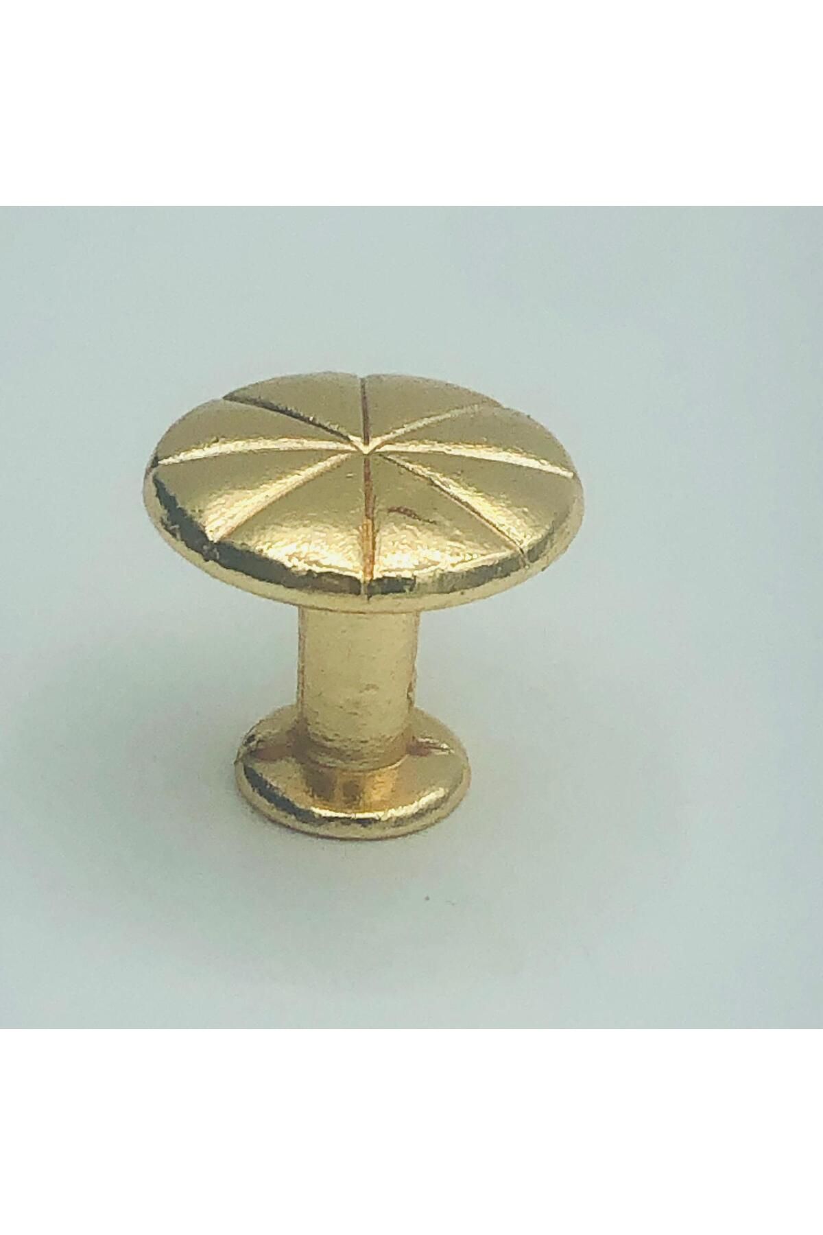 YAREN METAL MOBİLYA AKSESUARLARI 25mm DESENLİ DÜGME-2 GOLD