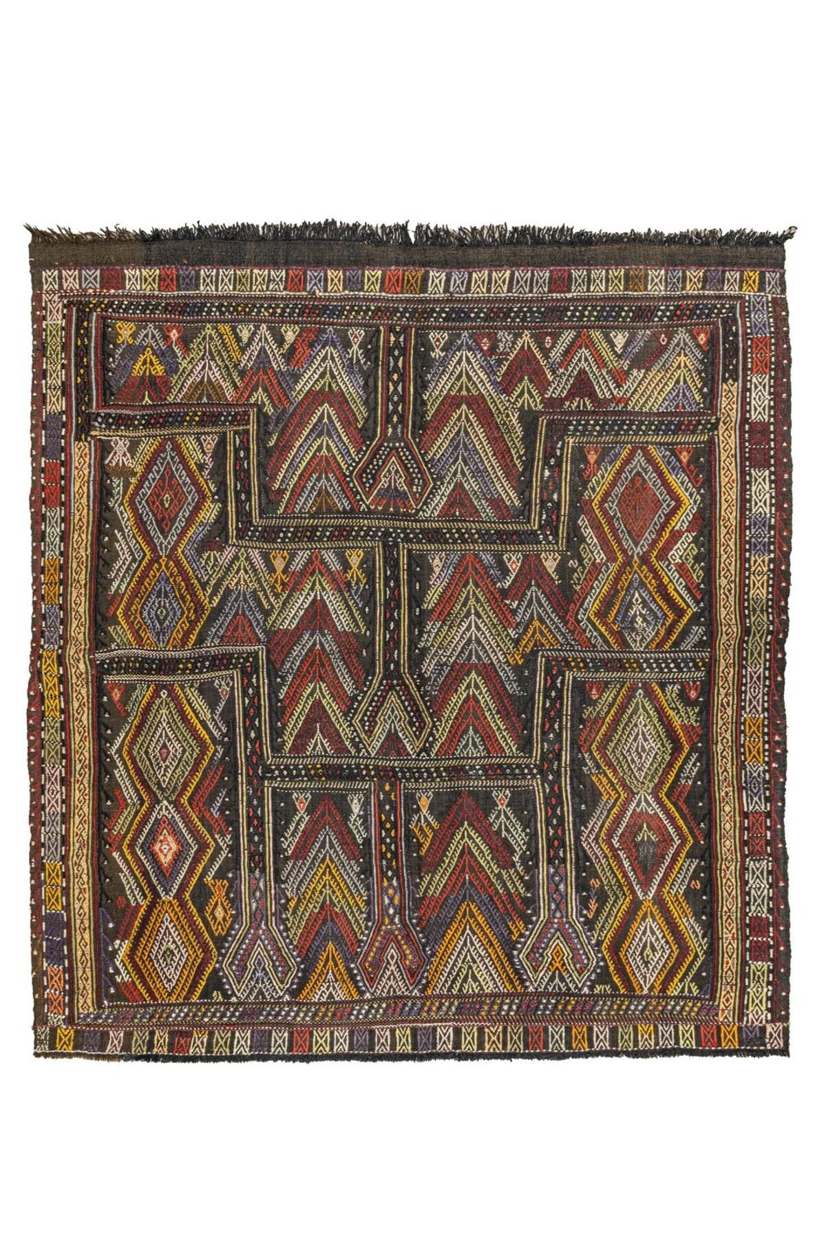 Soho Antiq Ebren Geometrik El Dokuma Kilim 171x185 cm