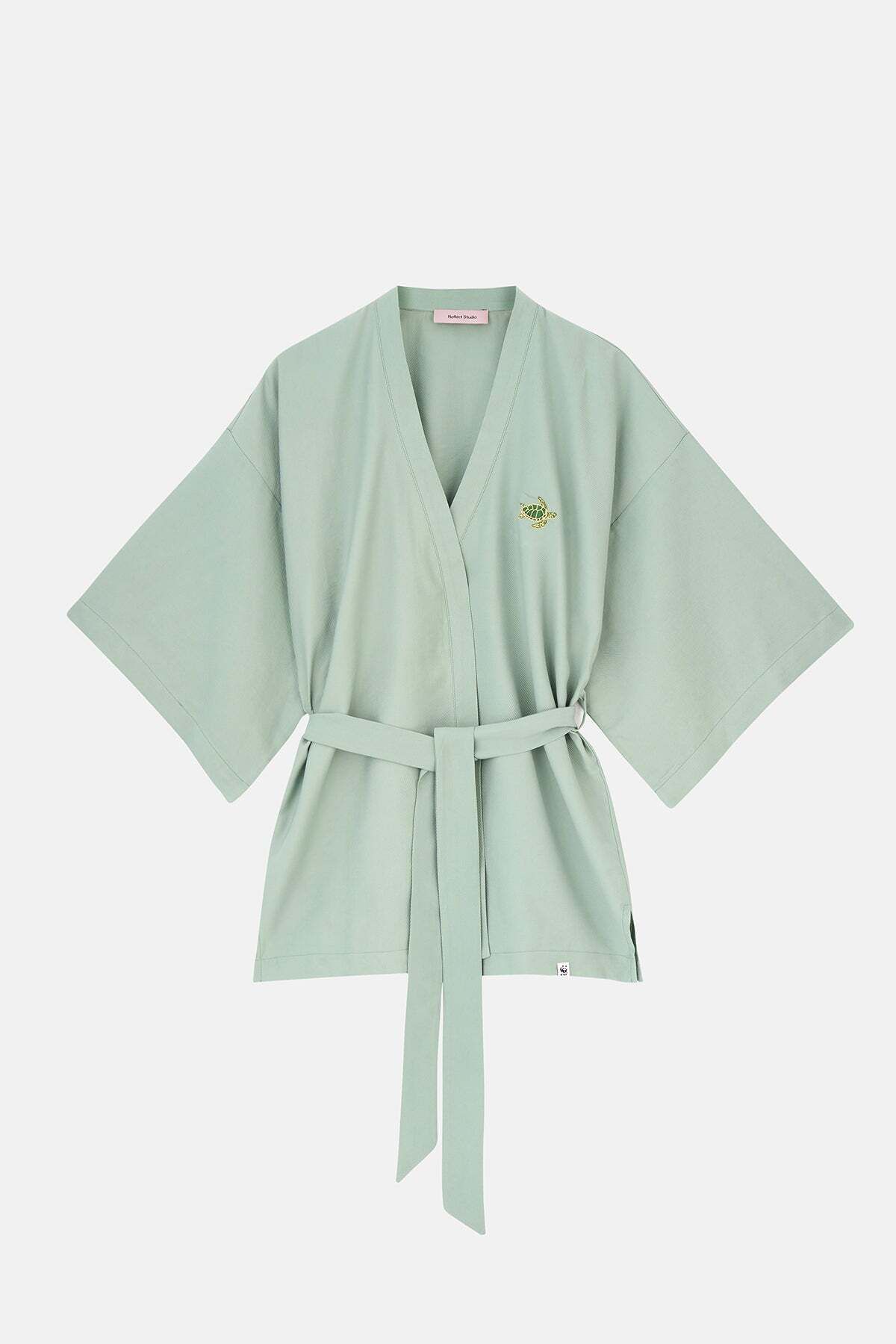 WWF Market Caretta TENCEL™ Kimono - Mint