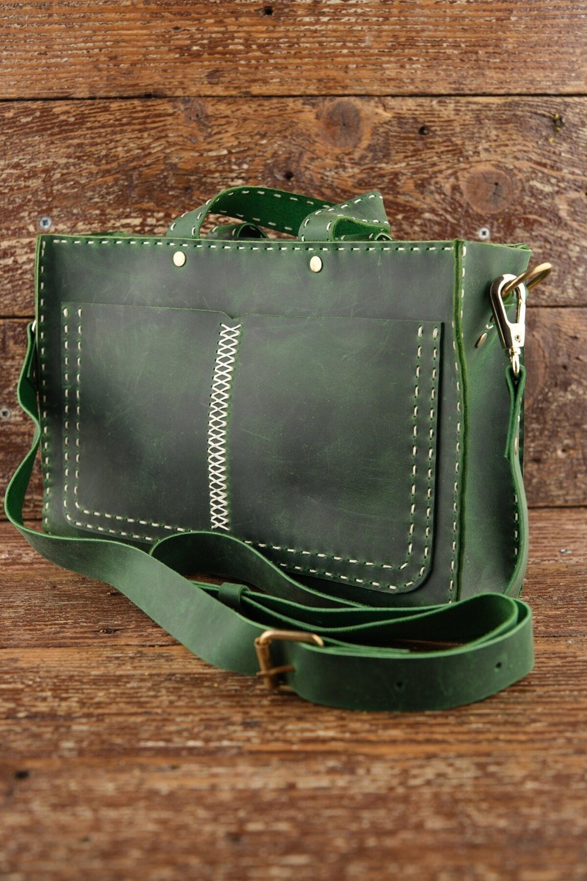 SUMRA El Yapımı %100 Hakiki Dana Derisi El ve Omuz Çantası 29cmx20cmx7cm SM-D-0070