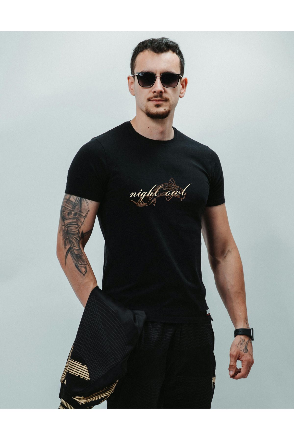 Fine Touch Kısa Kollu Comfort Basic Cilt Dostu, Nefes Alabilir , Baskılı Tişört %100pamuk