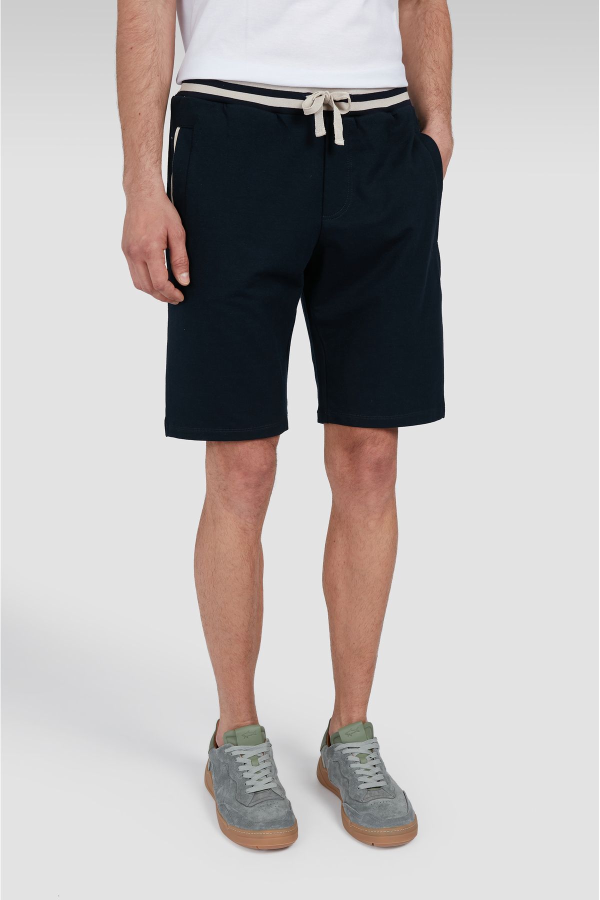 PAUL&SHARK COTTON LYOCELL BERMUDA SHORTS