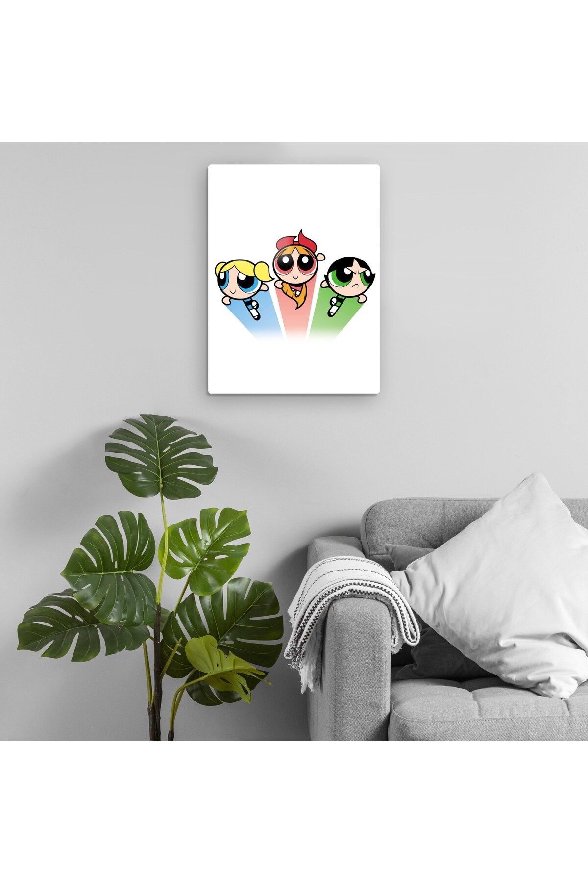 Pixxa Powerpuff Girls Metal Tablo Model 3