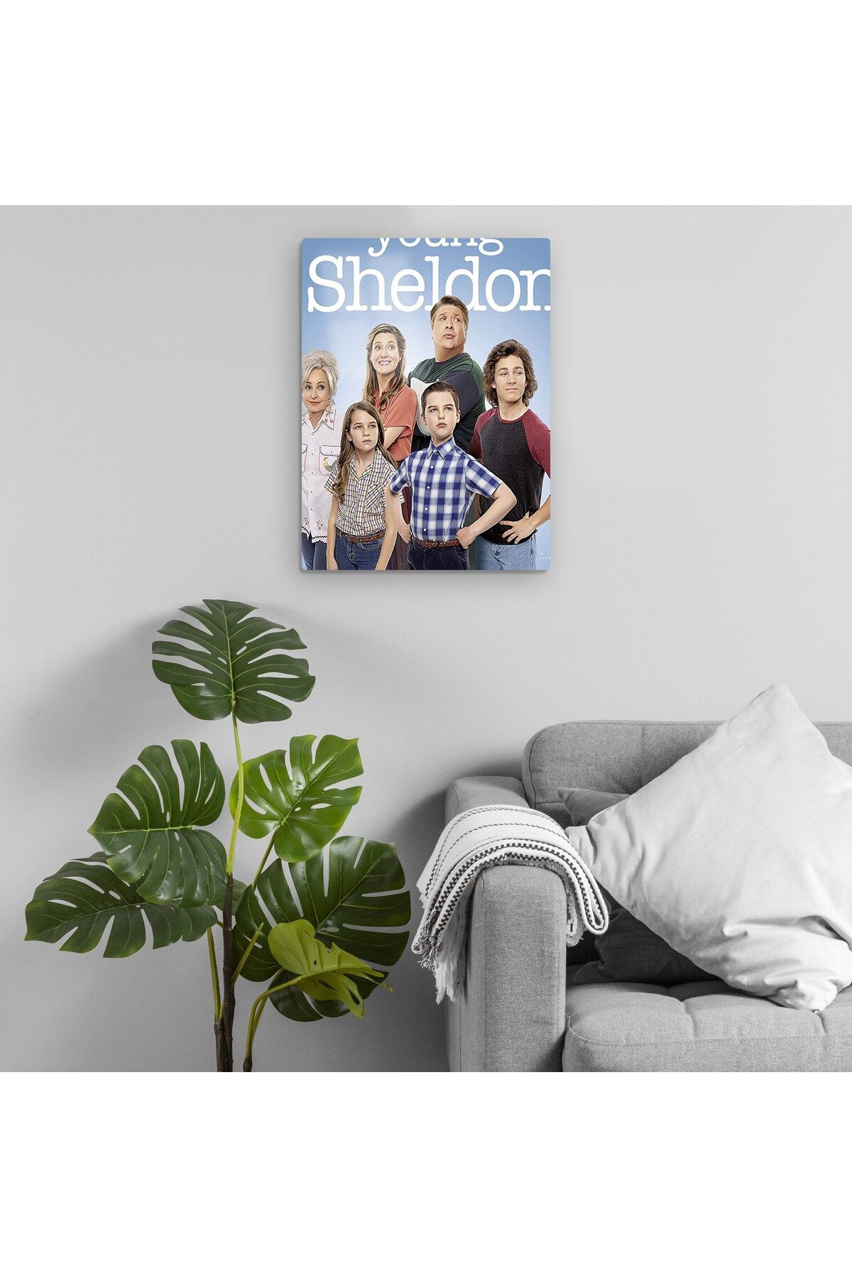 Pixxa Young Sheldon Metal Tablo Model 2
