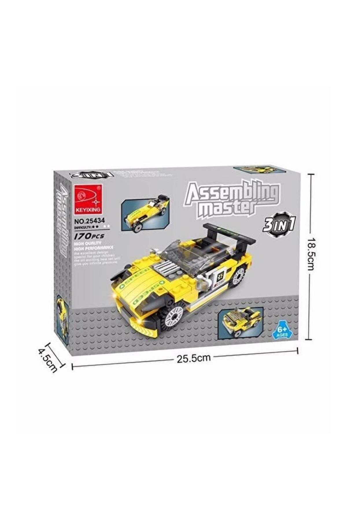 آسوینی مجموعه مونتاژ ۳ در ۱ خودروهای اسپرت ۱۷۰ تکه