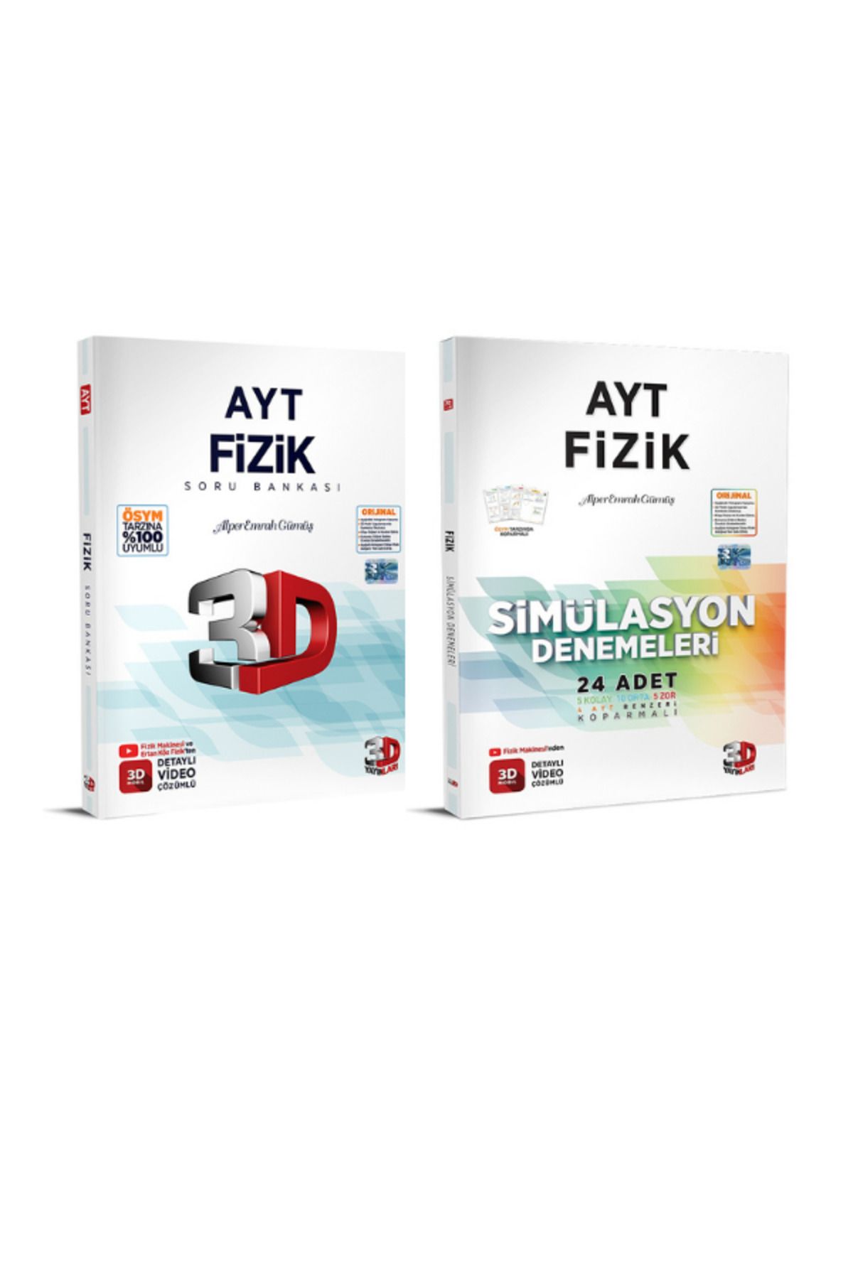 3D Yayınları AYT Fizik Soru Bankası AYT Fizik Simülasyon Denemesi