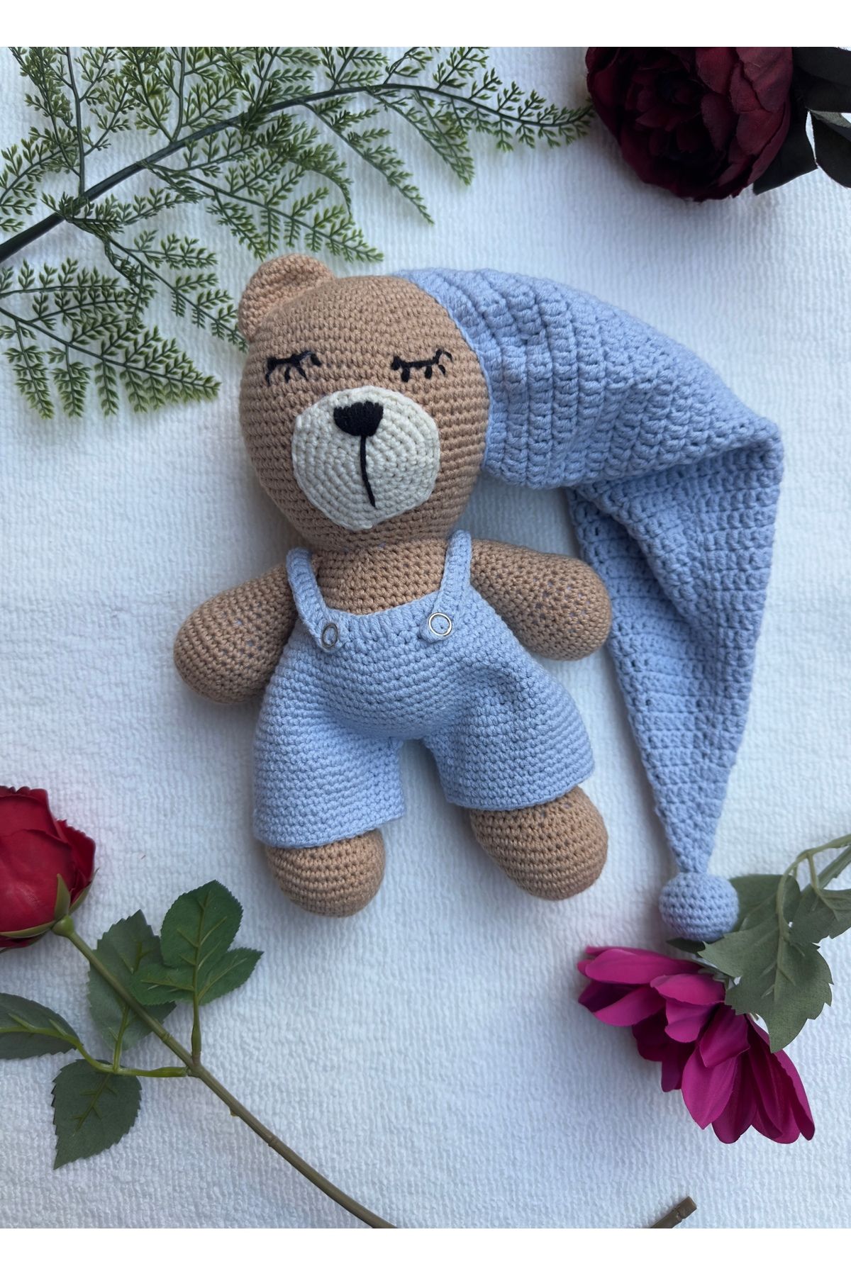 caretta toys Amigurumi uyku arkadaşı oyuncak ayıcık