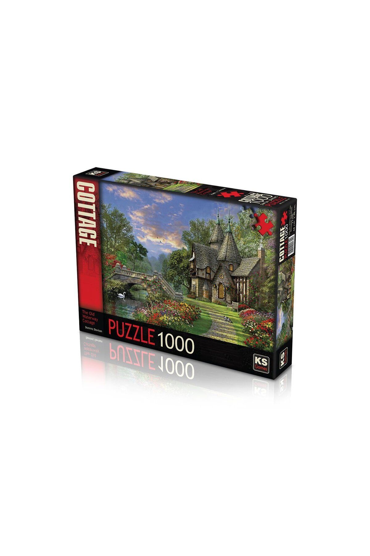 swilex SK Puzzle 1000 Parça The Old Waterway Cottage Eski Suyolu Kır Evi