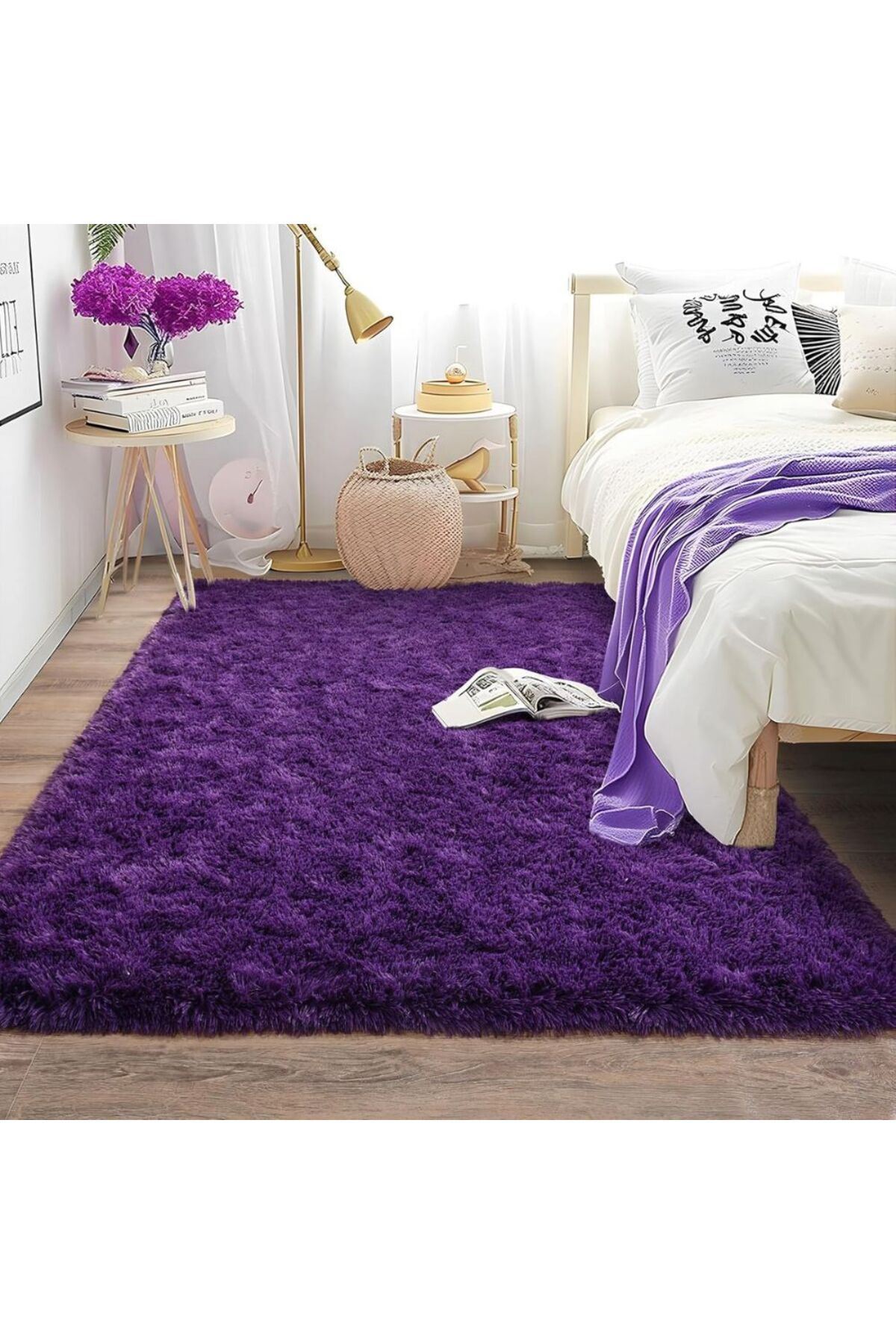 1001Rugs Shaggy Halı – Yumuşak Yüzeyli, 30 mm Hav Yüksekliği