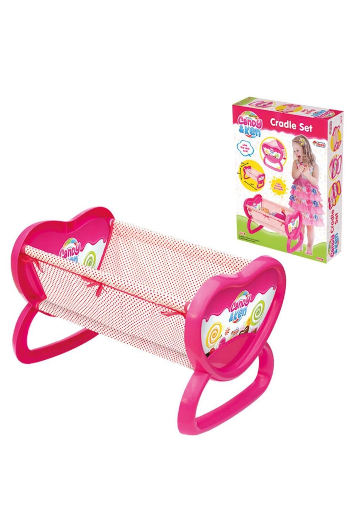 swilex Candy & Ken Oyuncak Plastik Beşik