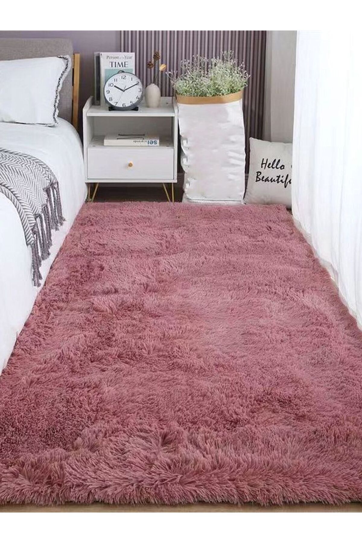 1001Rugs Shaggy Halı – Yumuşak Yüzeyli, 30 mm Hav Yüksekliği