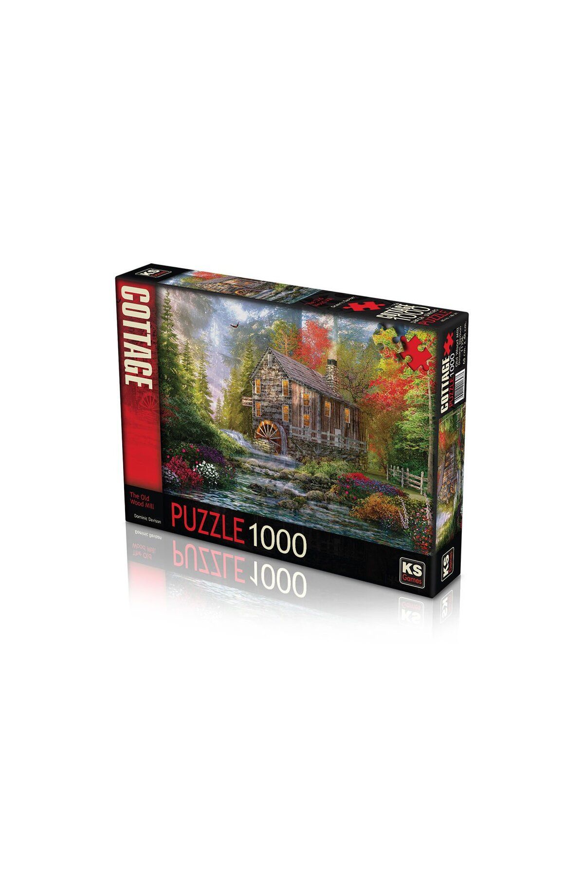 swilex SK Puzzle 1000 Parça The Old Wood Mill Eski Ahşap Değirmen