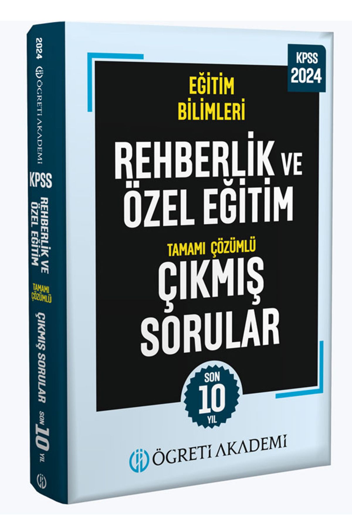 Pegem Akademi Yayıncılık 2024 KPSS Eğitim Bilimleri Rehberlik ve Özel Eğitim Tamamı Çözümlü Çıkmış Sorular