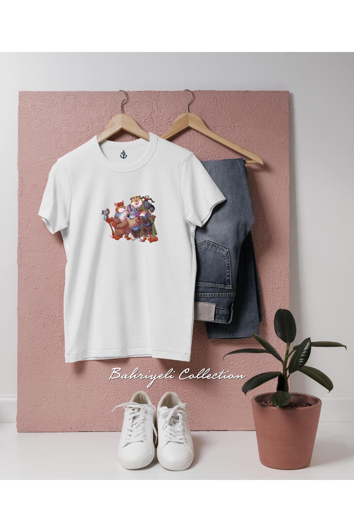 bahriyeli.jpeg Oversize ZOOTROPOLIS karakterler Tasarımlı Unisex T-Shirt