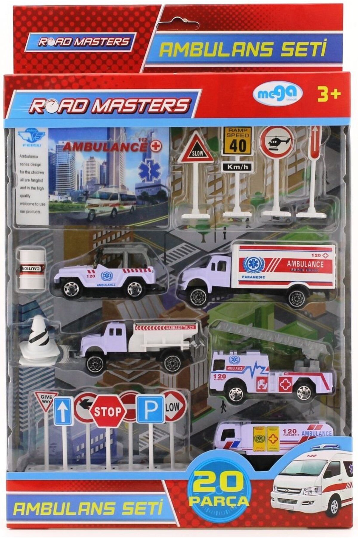 swilex Kamyonlu Metal Ambulans Seti Jp9105