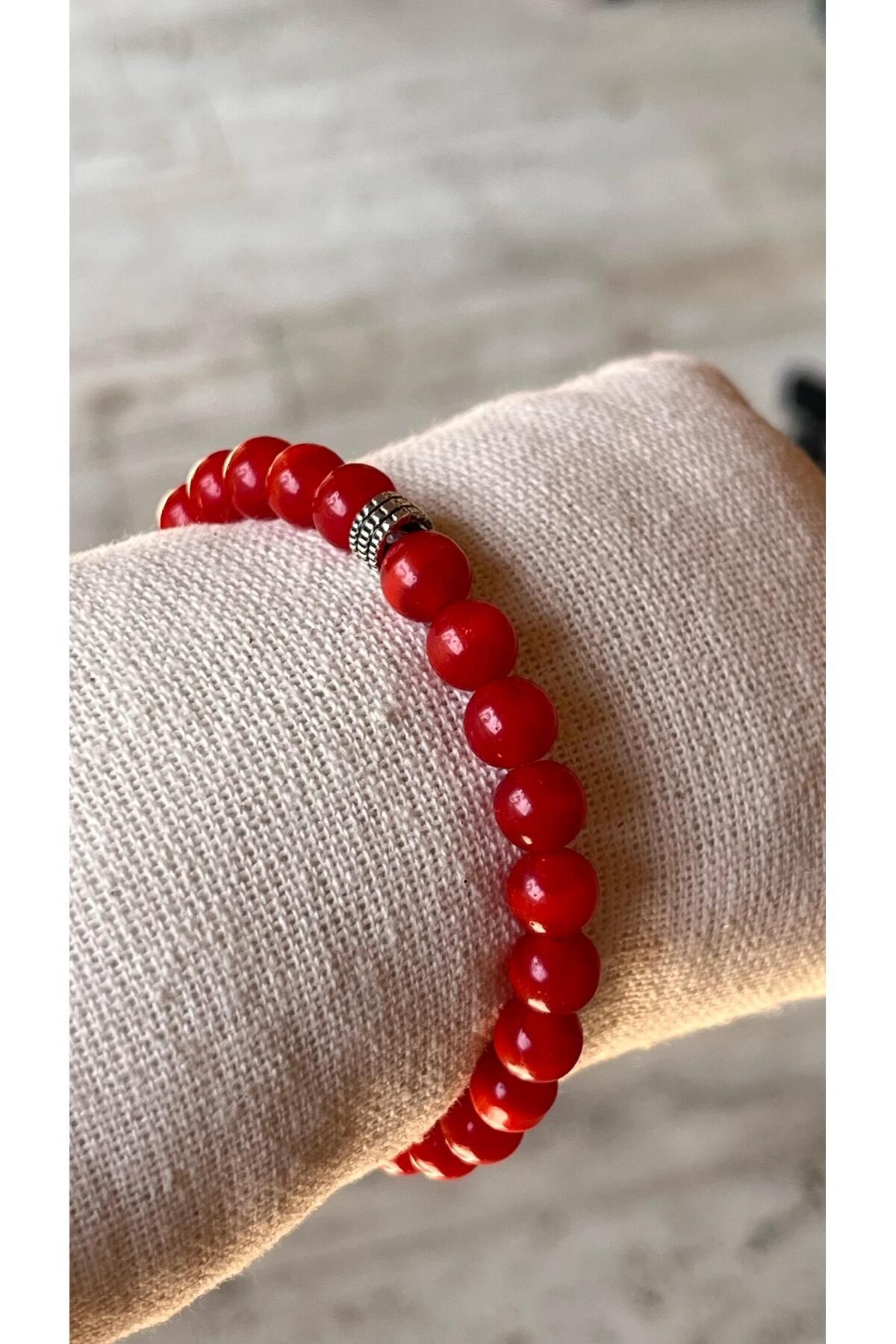 Steel Fashion İstanbul GRANAT LAL TAŞI BİLEKLİK