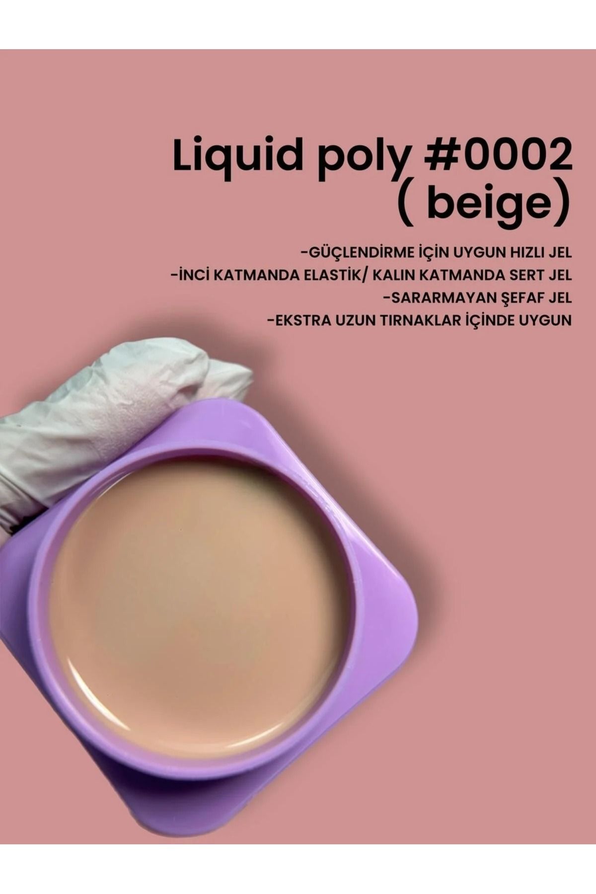 VIOLA BEAUTY Liquit Poly Gel - Akışkan Formül 50 ml